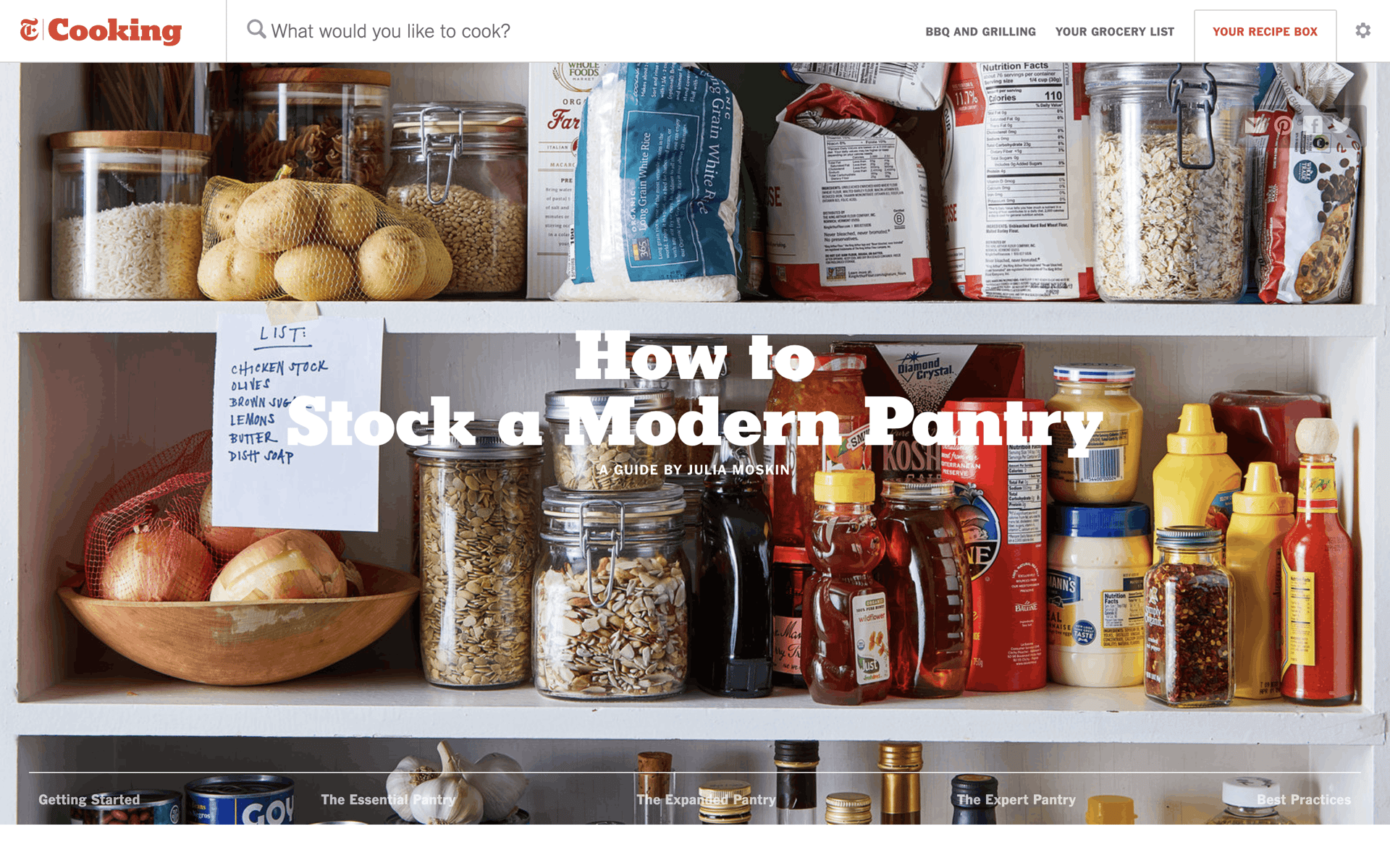 NYT Cooking Web Food & Drink interface screenshot 2