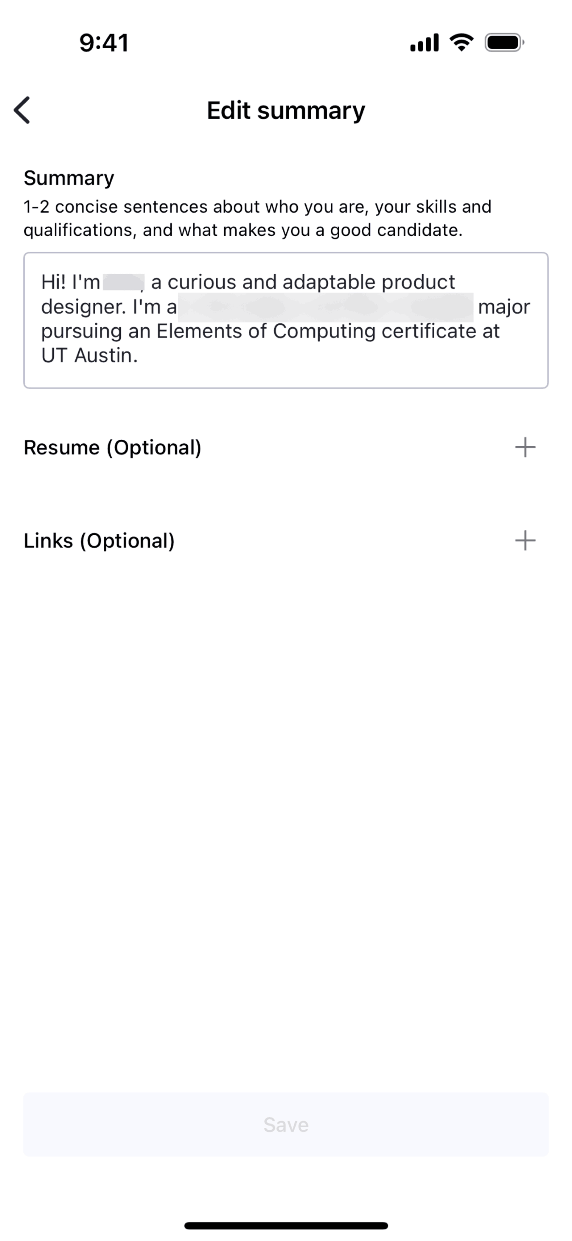 Handshake iOS Business interface screenshot 3
