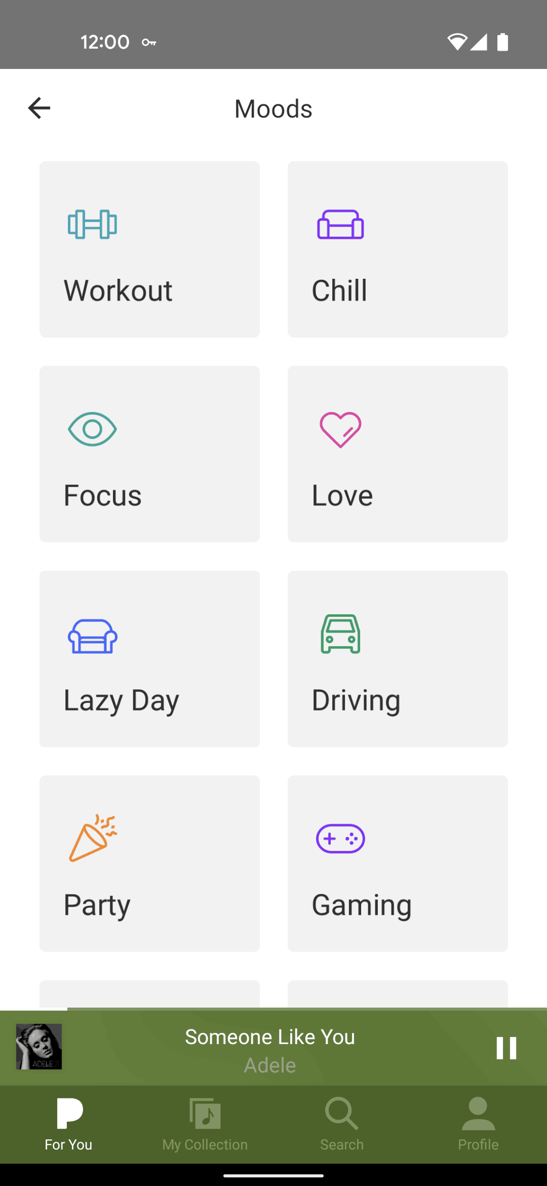Pandora Android Music & Audio interface screenshot 20