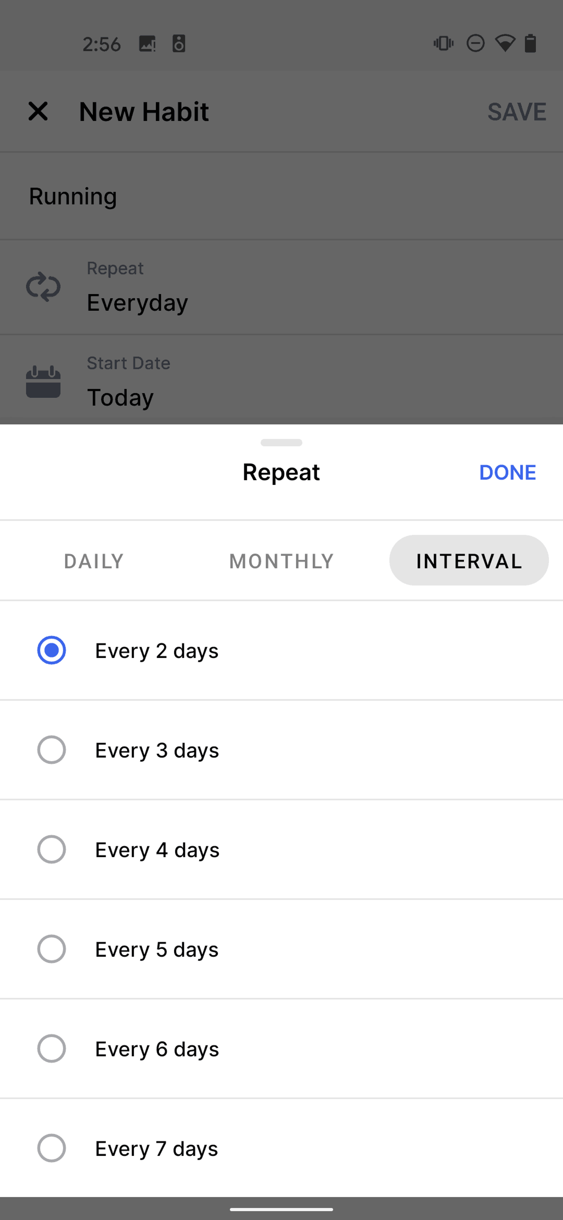 Habitify Android Productivity interface screenshot 17