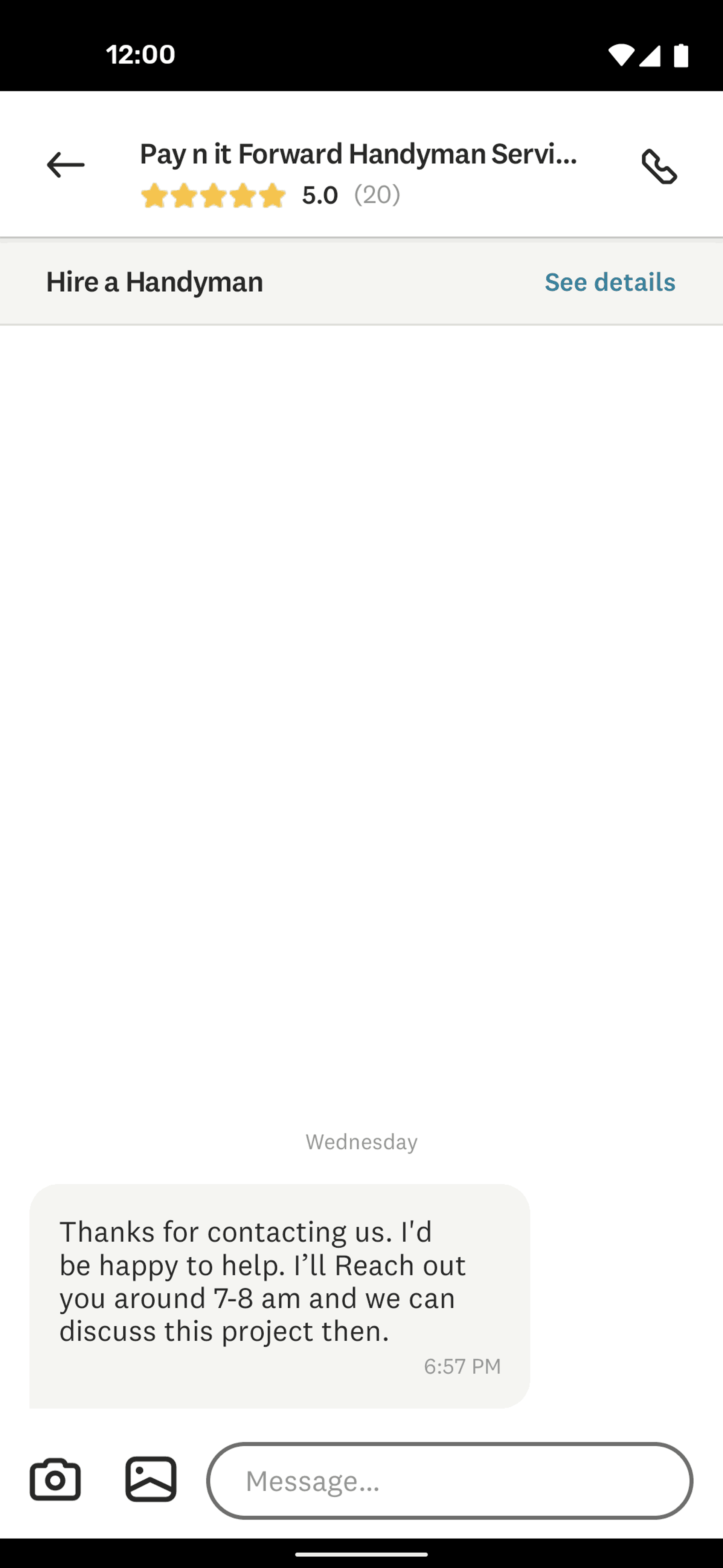 Angi Android Lifestyle interface screenshot 6
