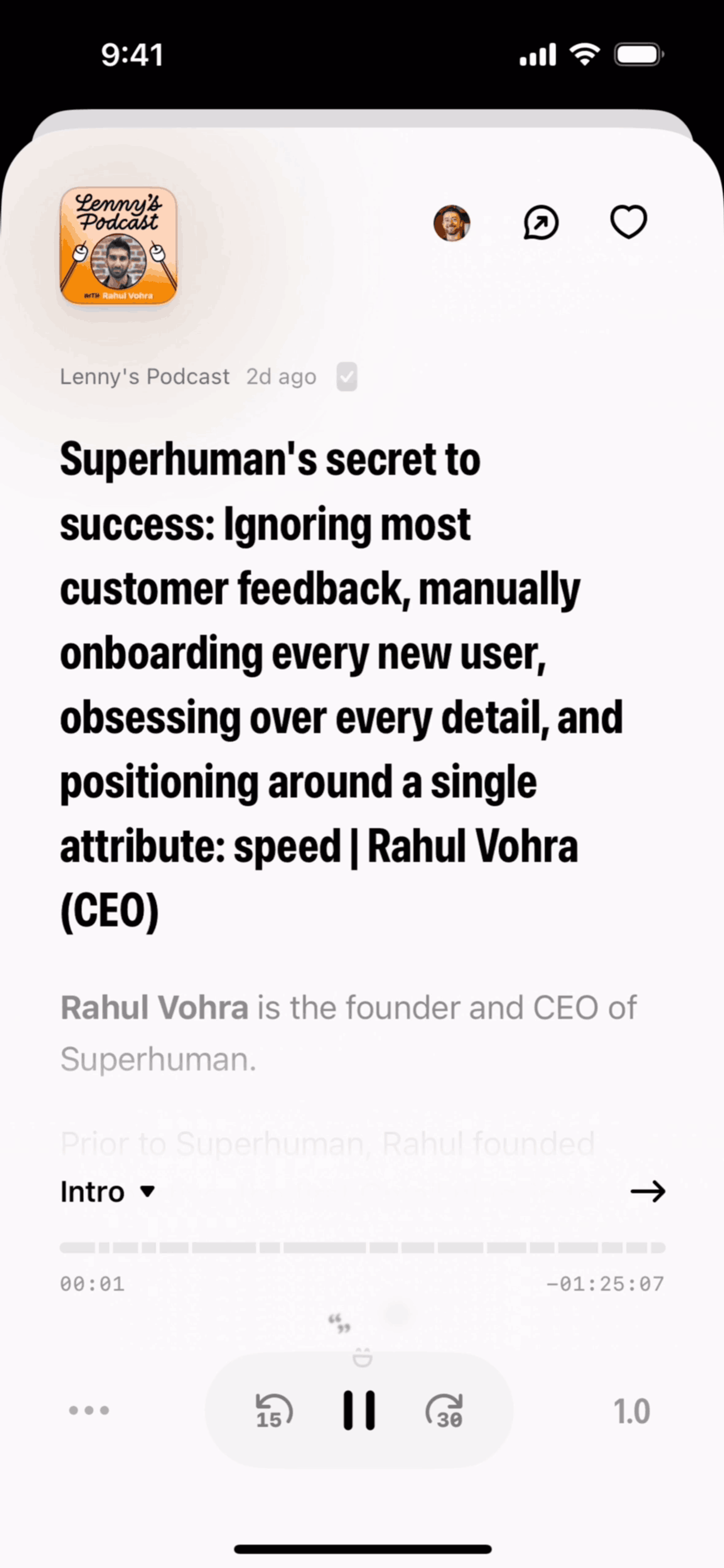 Queue iOS News interface screenshot 5