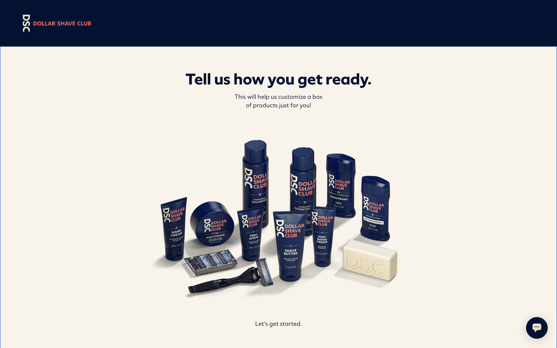 Dollar Shave Club Web Lifestyle interface screenshot 6