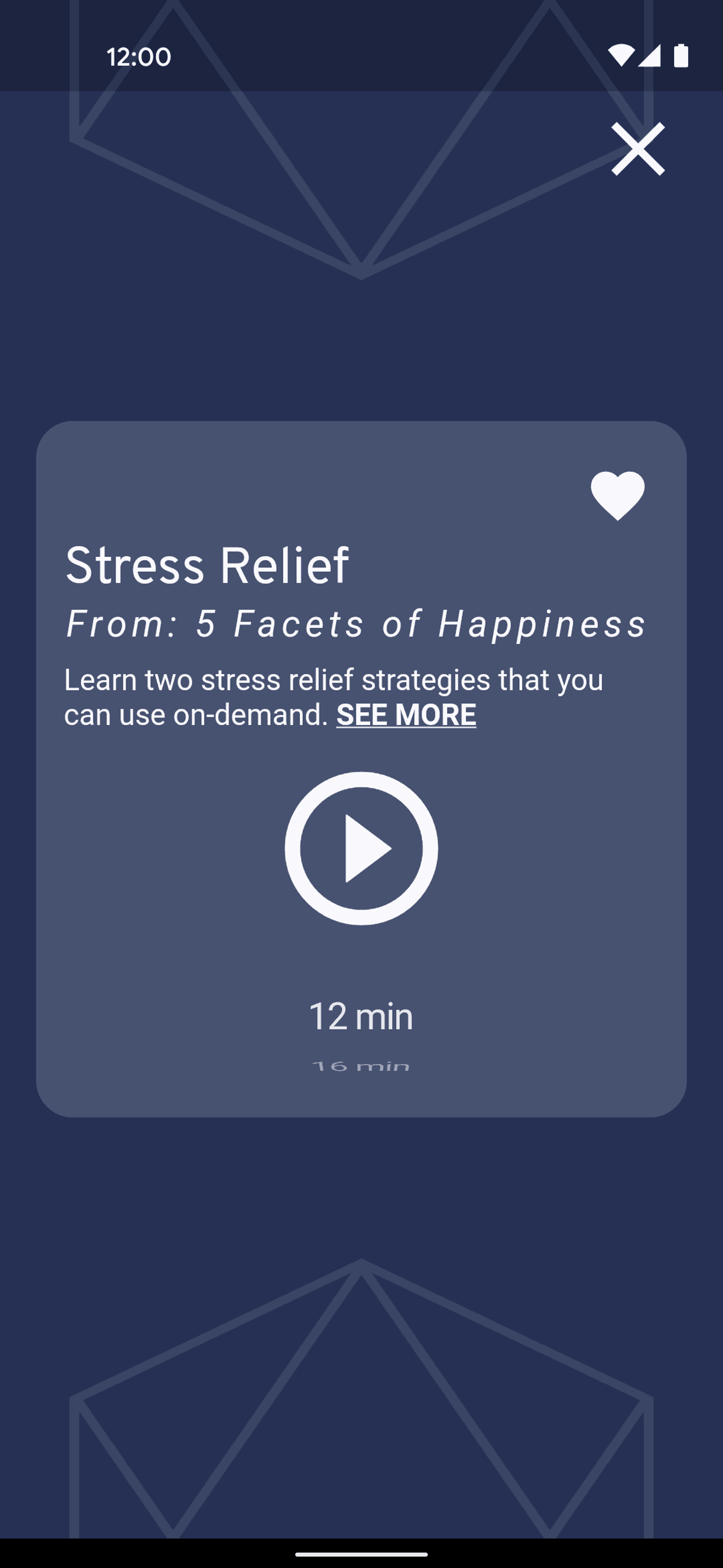 Brightmind Android Health & Fitness interface screenshot 9