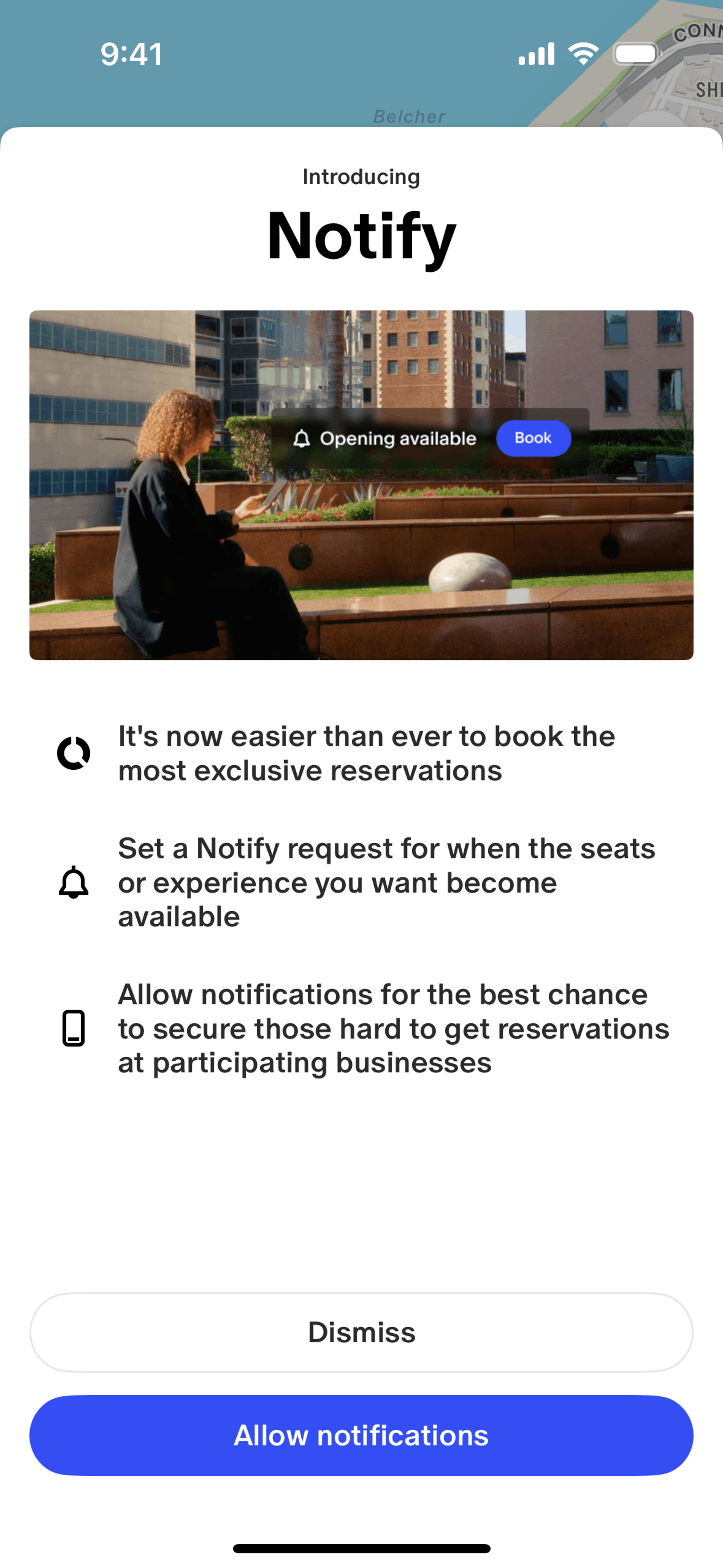 Tock iOS Food & Drink interface screenshot 2