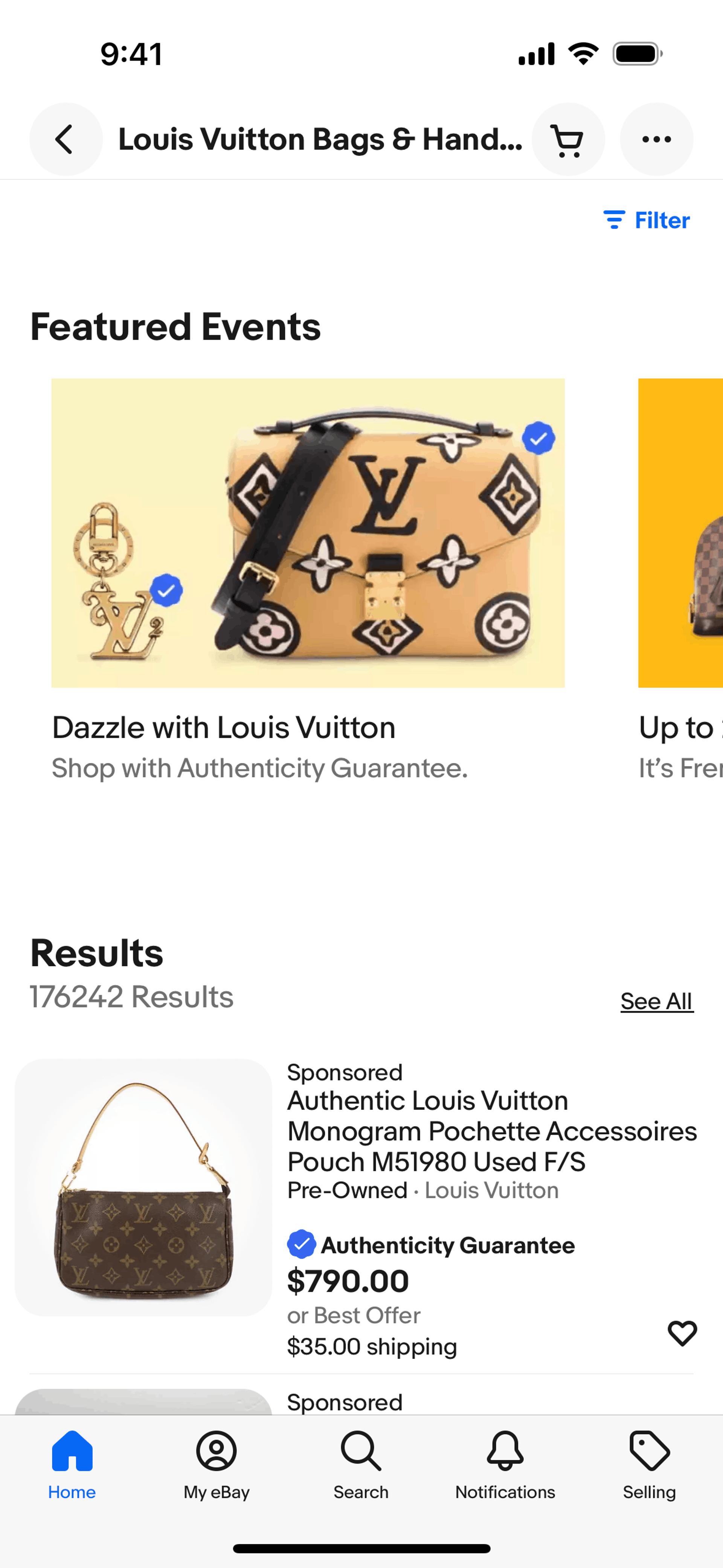 eBay iOS Shopping interface screenshot 22