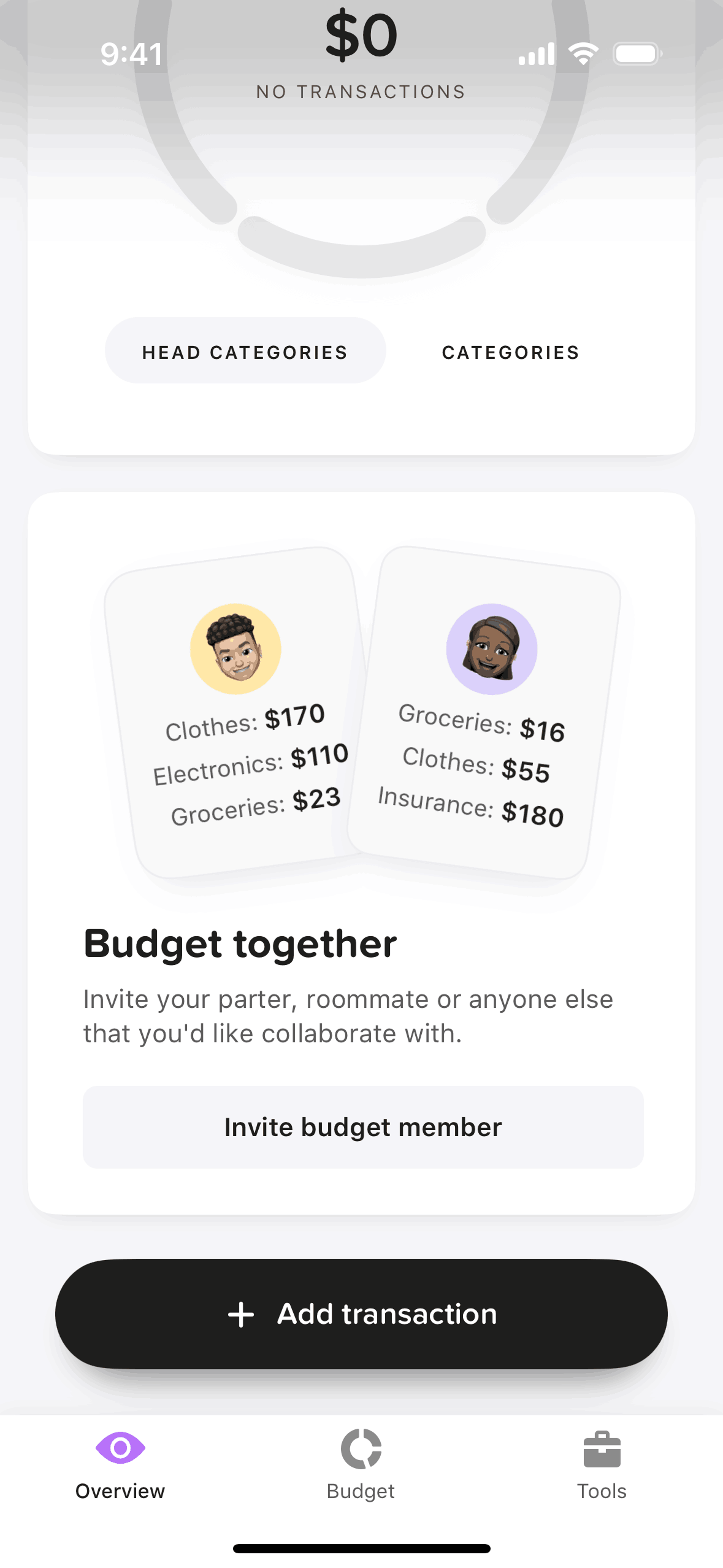 Buddy iOS Finance interface screenshot 13