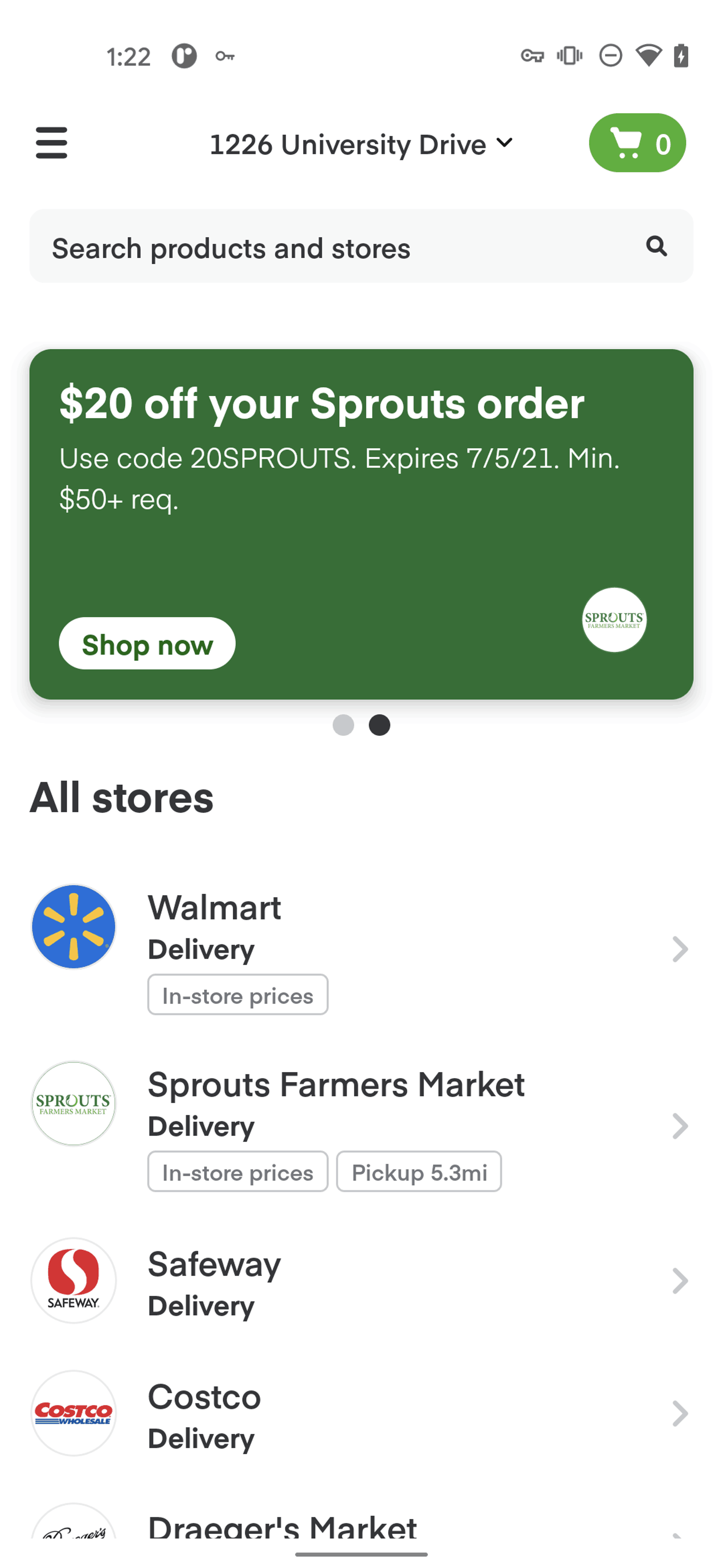 Instacart Android Food & Drink interface screenshot 24