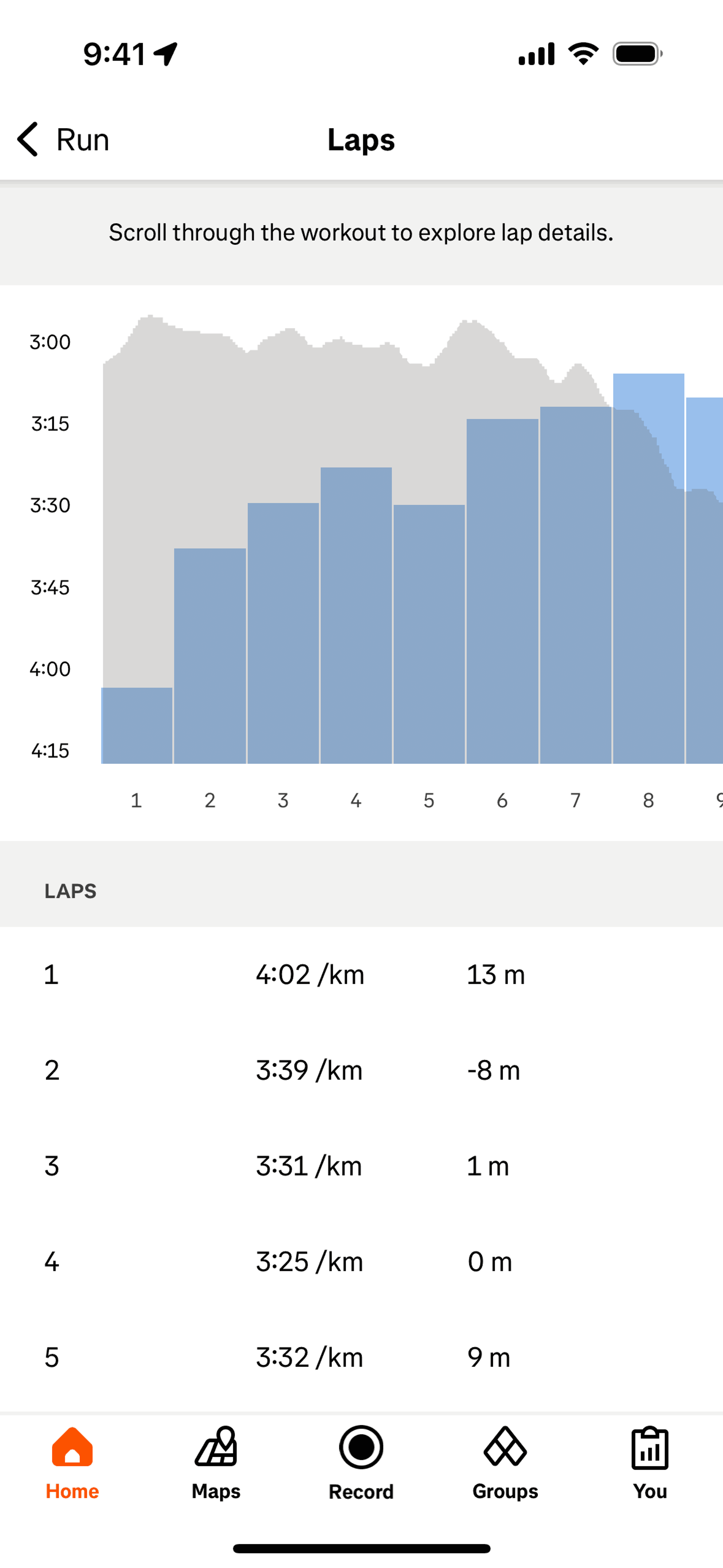 Strava iOS Health & Fitness interface screenshot 4