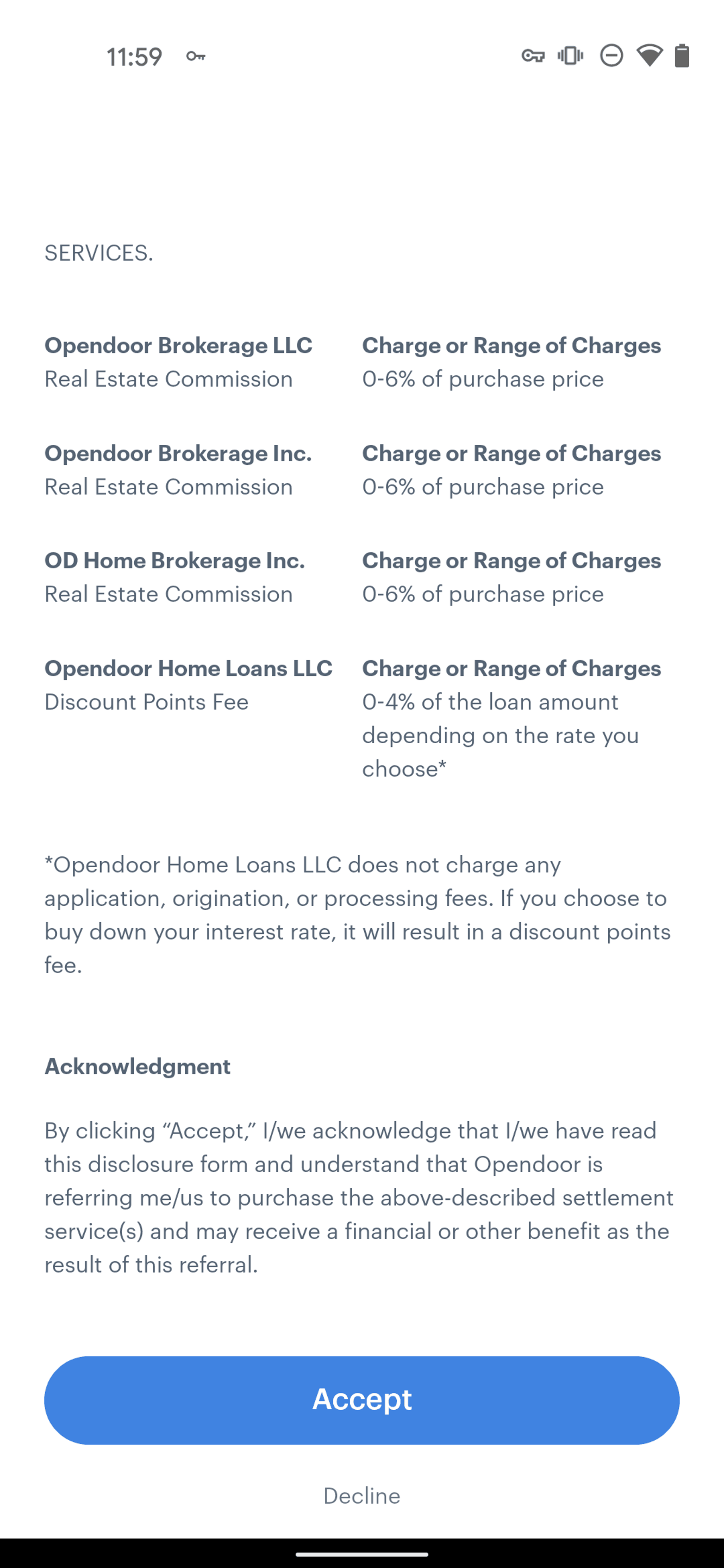Opendoor Android Lifestyle interface screenshot 11