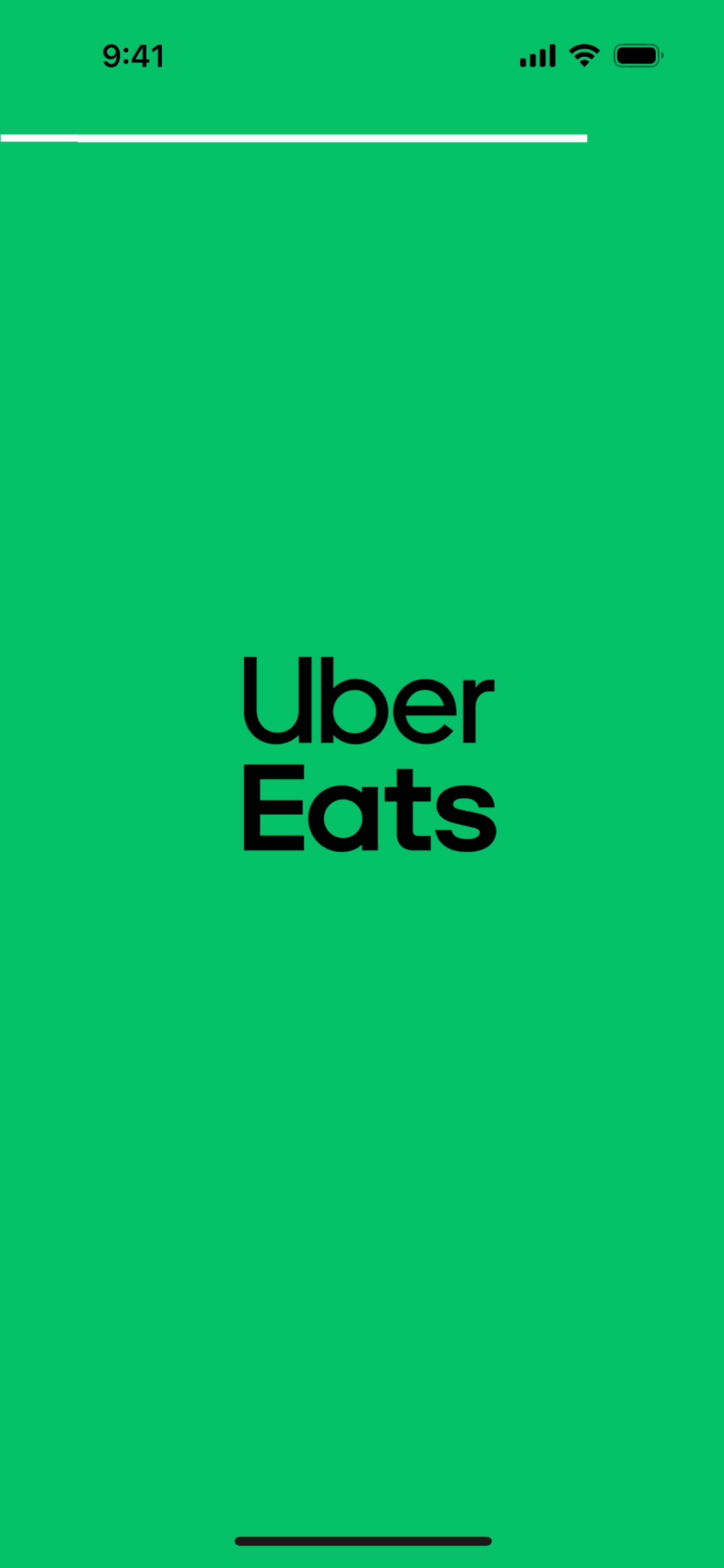 Uber Eats iOS Food & Drink interface screenshot 1