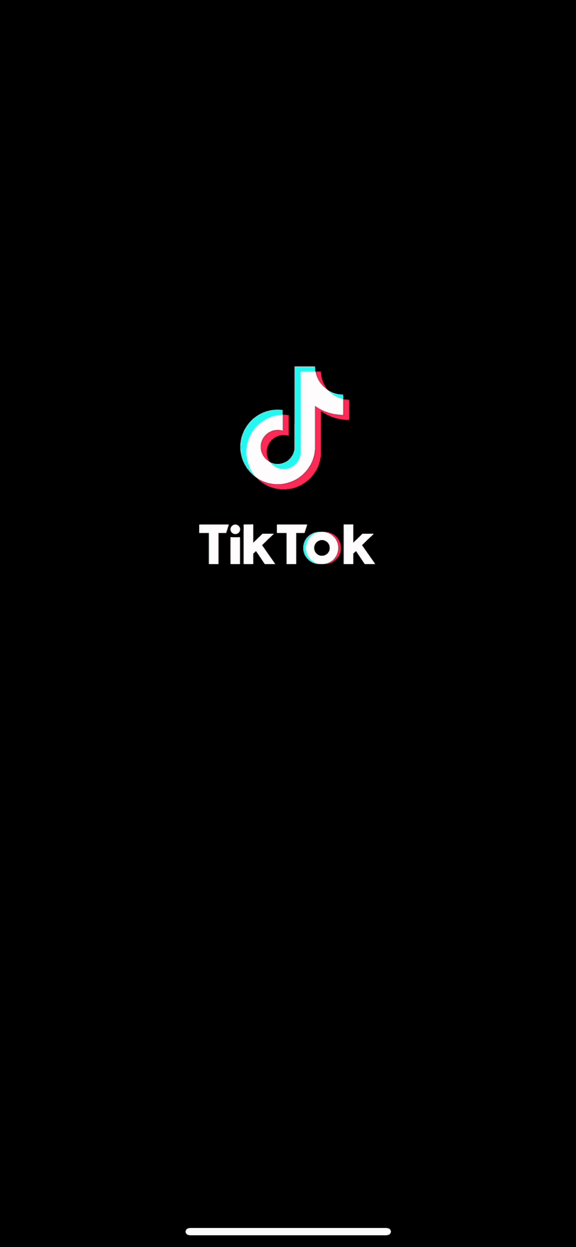 TikTok iOS Social Networking interface screenshot 1