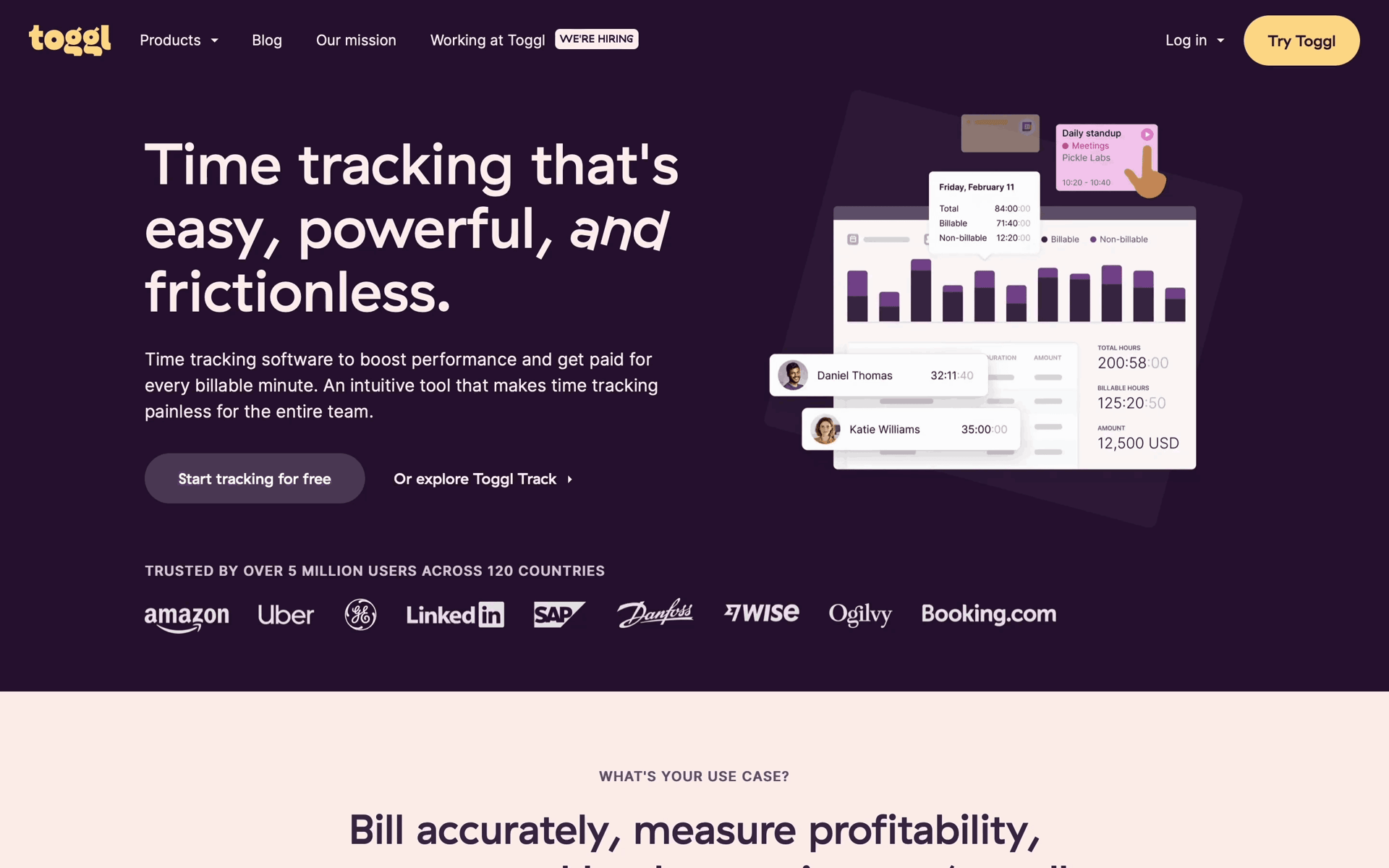 Toggl Track Web Business interface screenshot 15