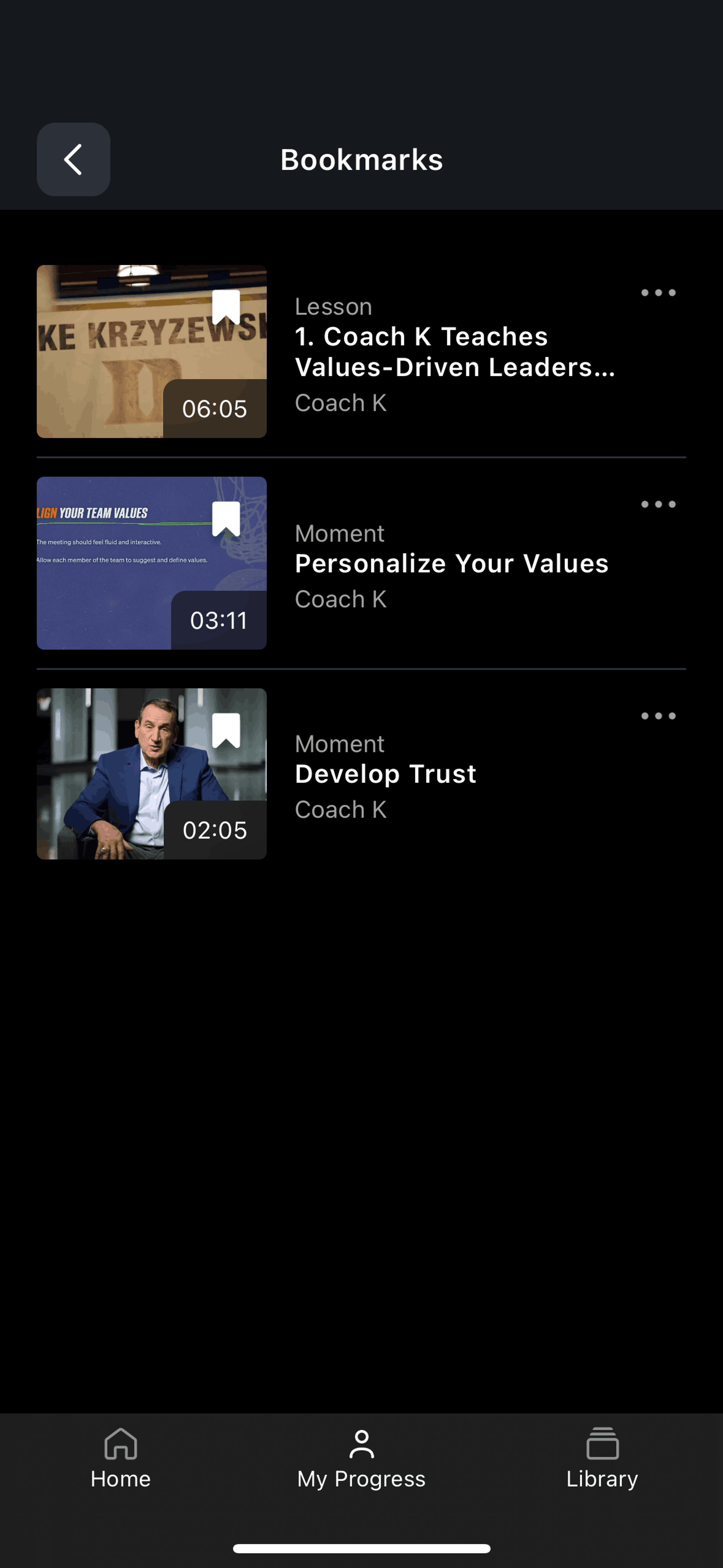 MasterClass iOS Education interface screenshot 16