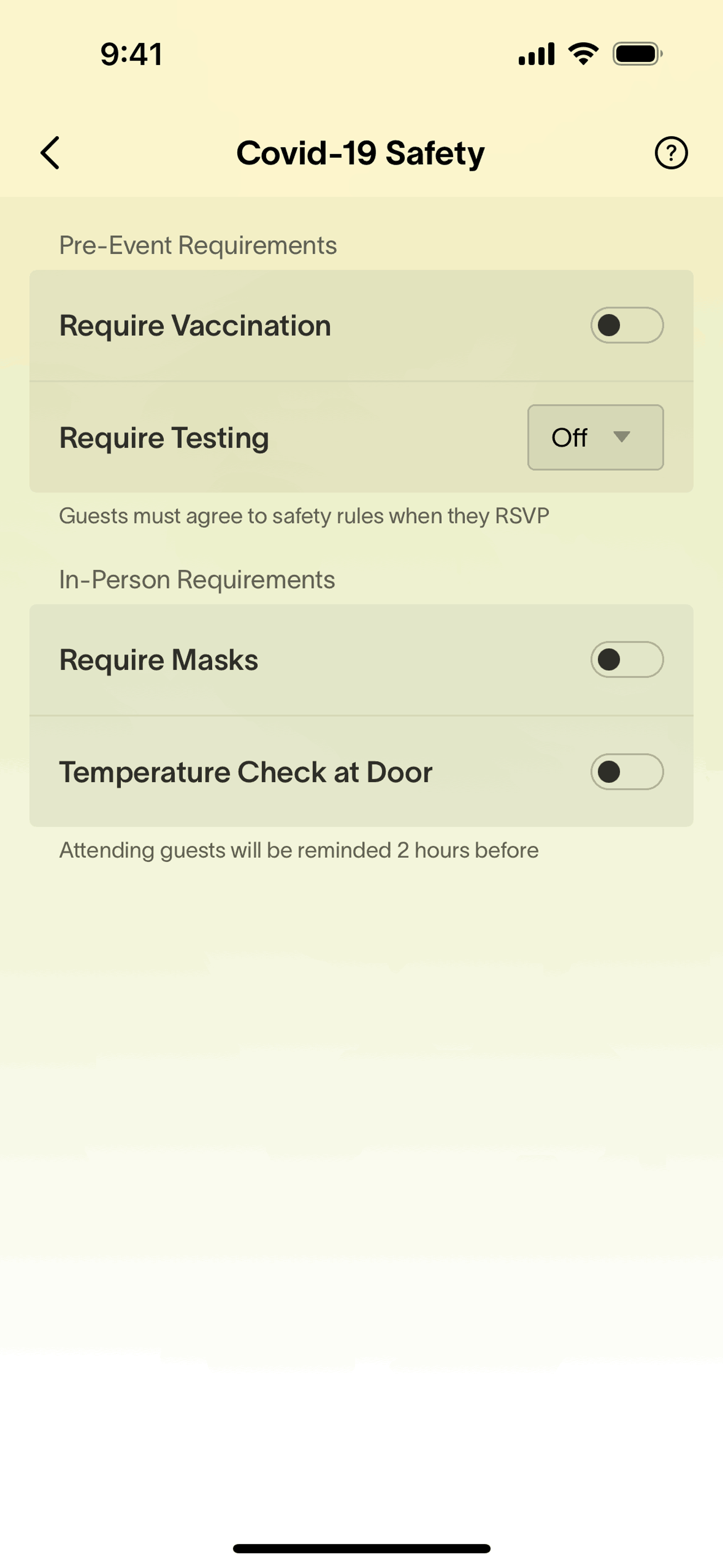Partiful iOS Lifestyle interface screenshot 21