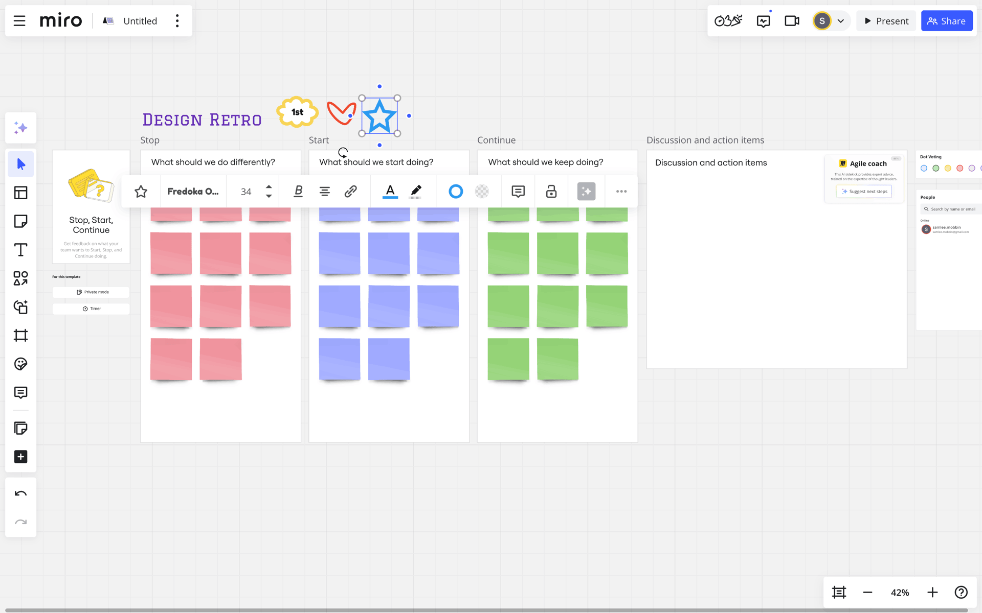 Miro Web Collaboration interface screenshot 4