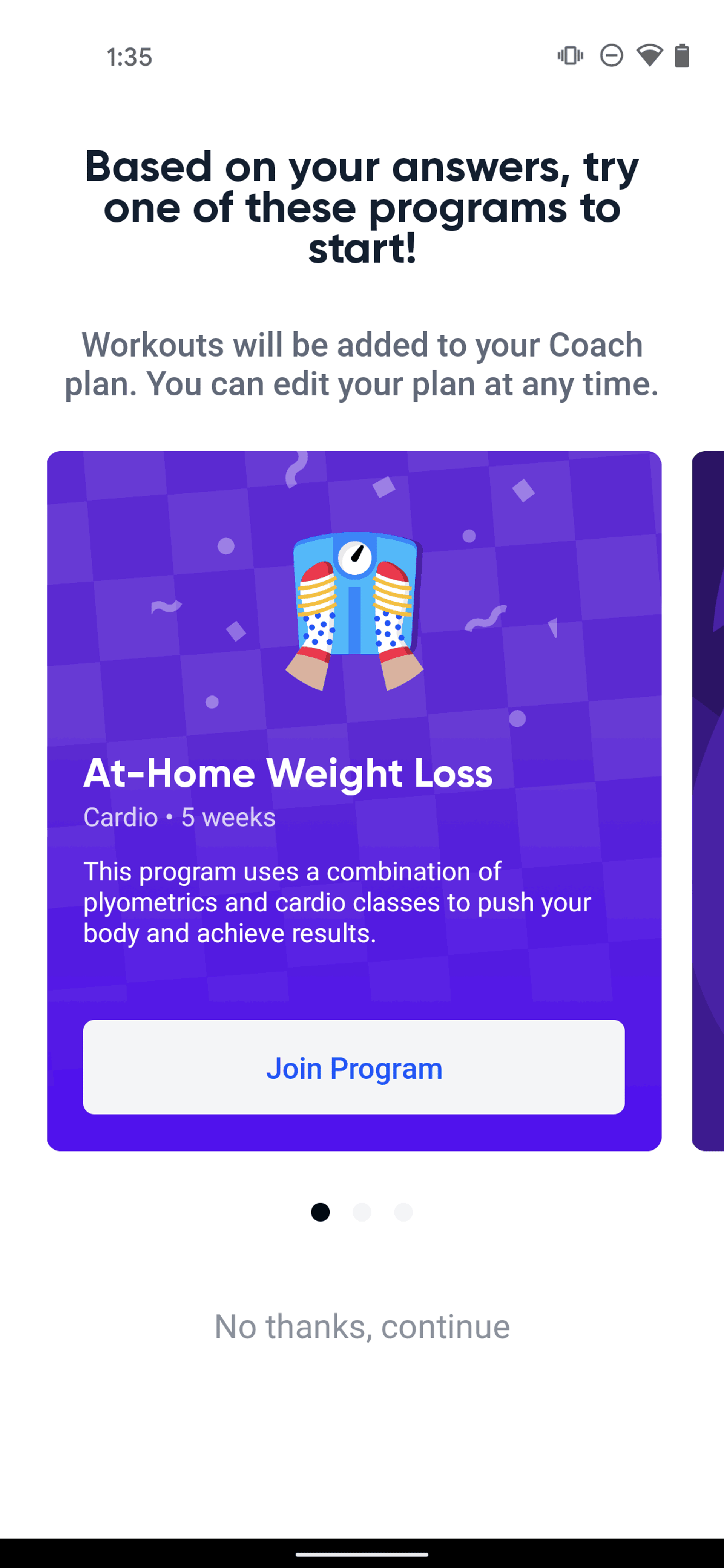 Aaptiv Android Health & Fitness interface screenshot 22