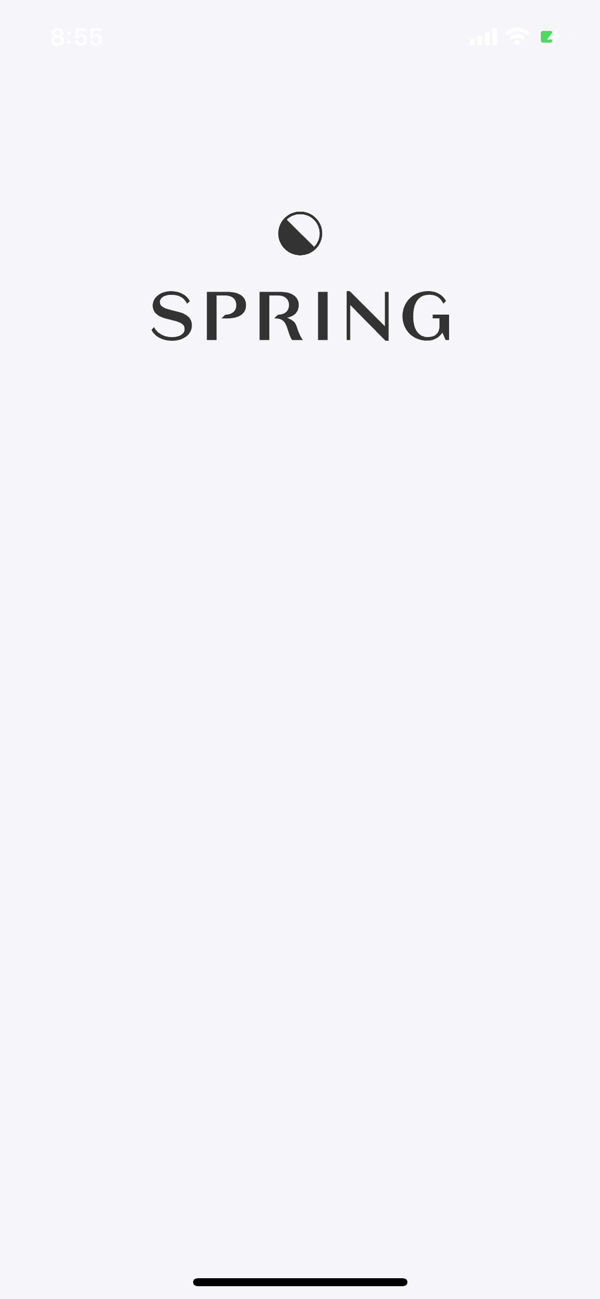 Spring iOS Shopping interface screenshot 1