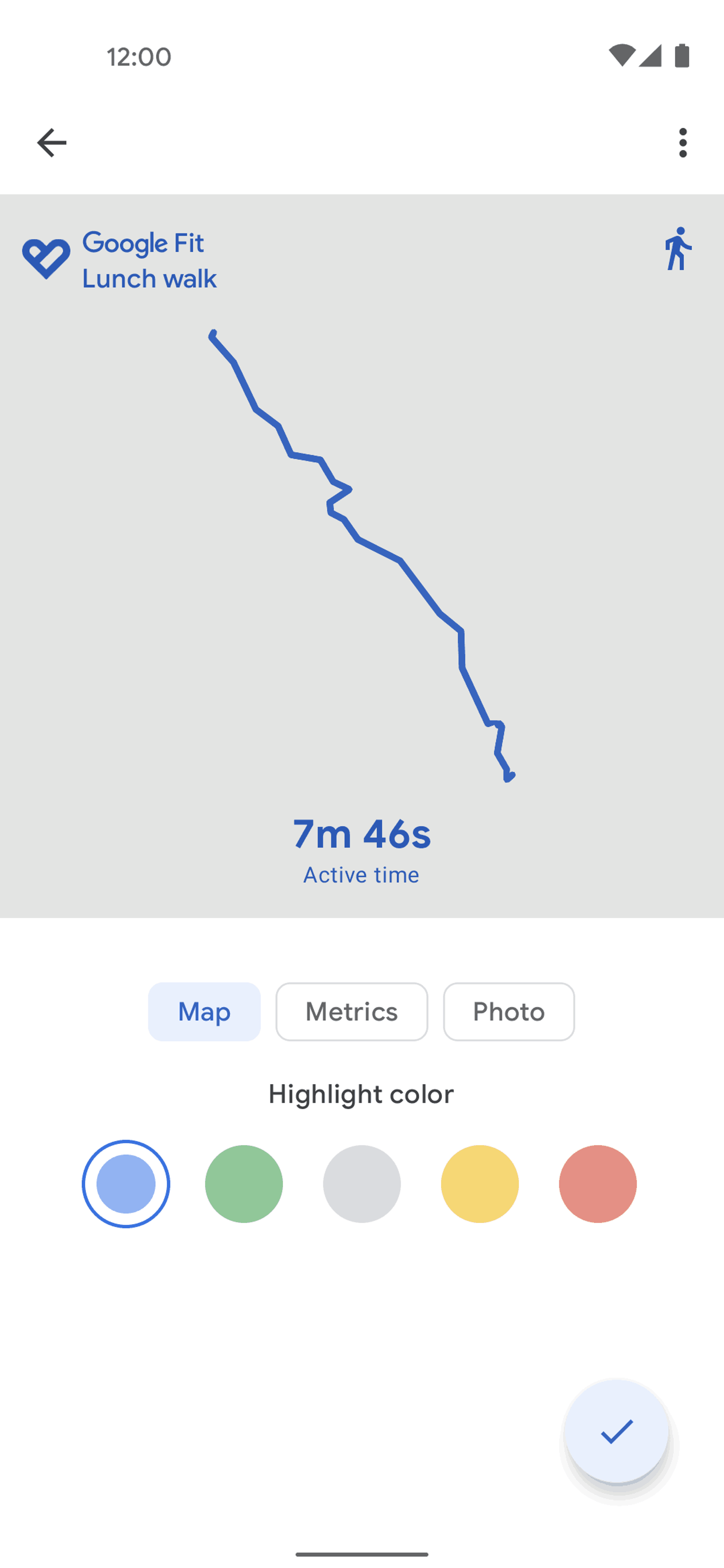 Google Fit Android Health & Fitness interface screenshot 6