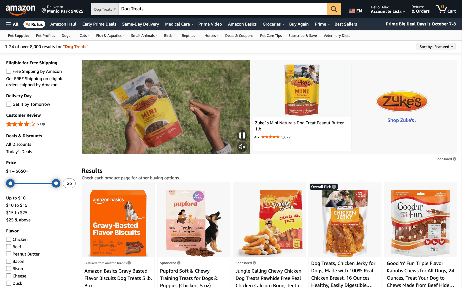 Amazon Web Shopping interface screenshot 14