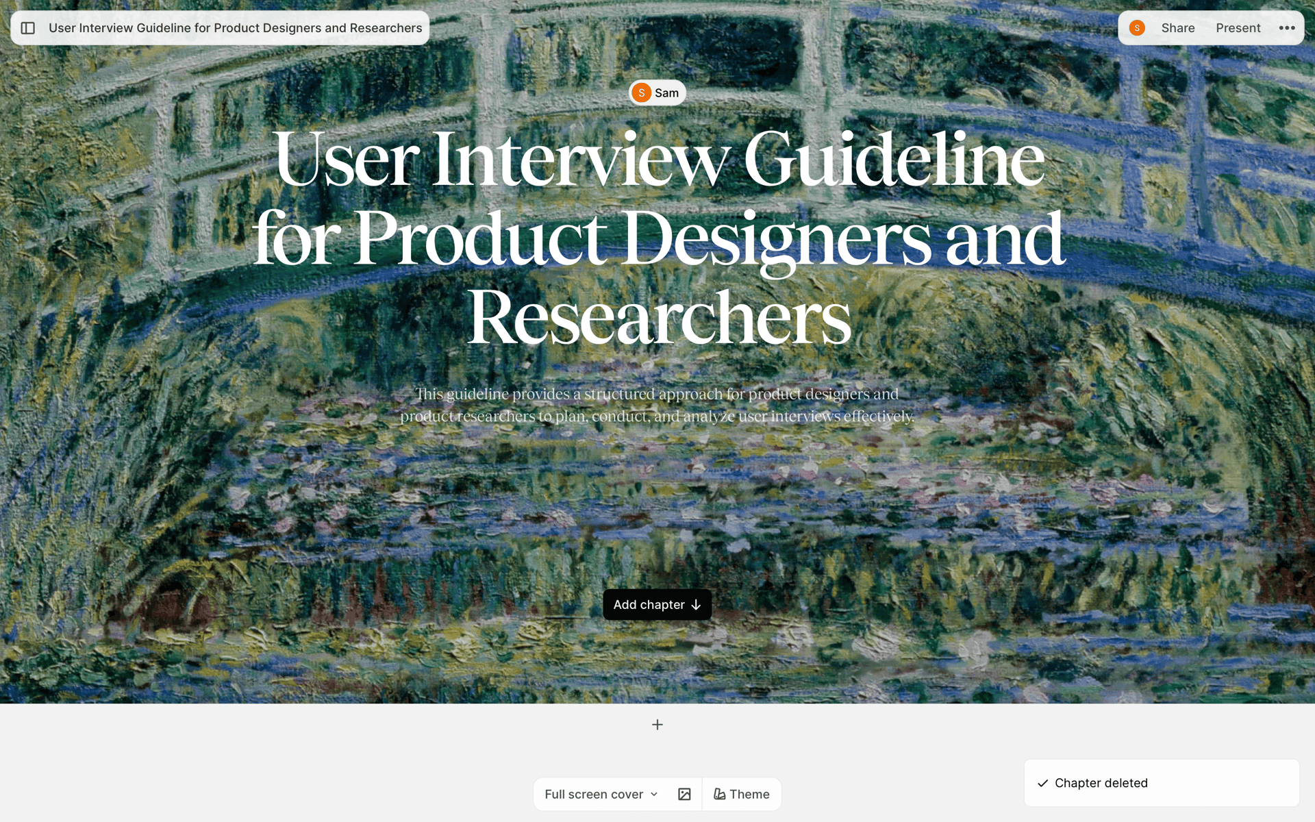 Chronicle Web AI interface screenshot 6