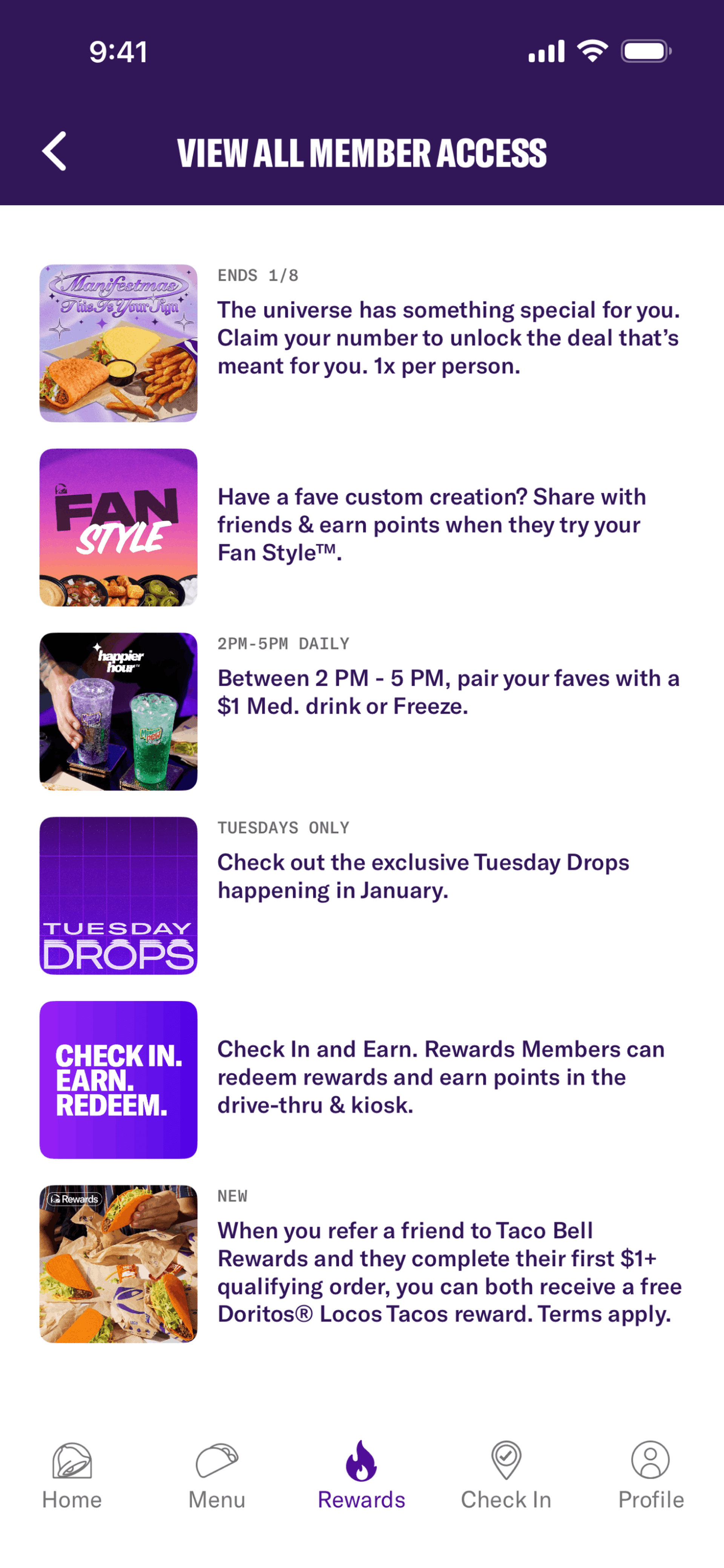 Taco Bell iOS Food & Drink interface screenshot 15