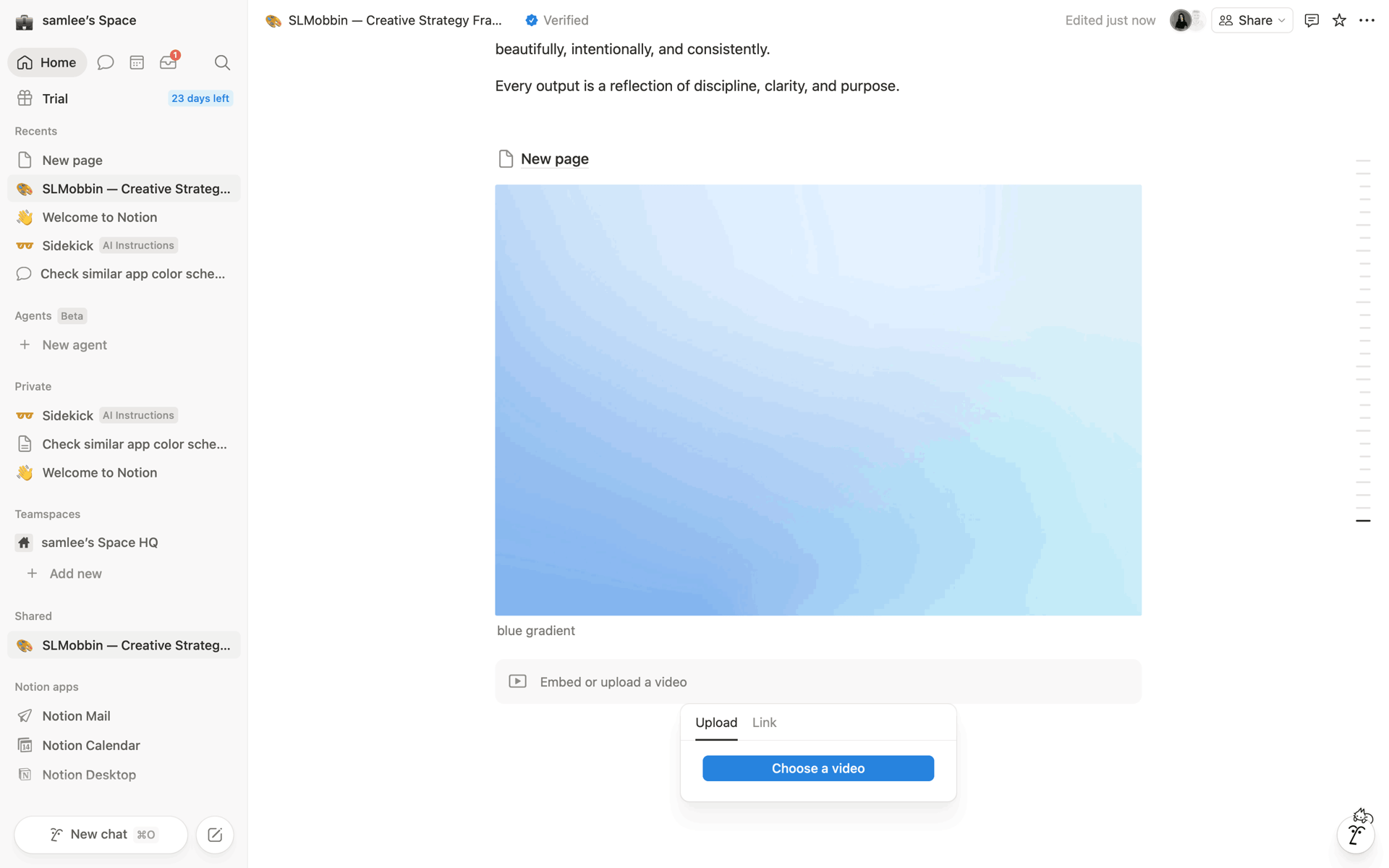 Notion Web Collaboration interface screenshot 21