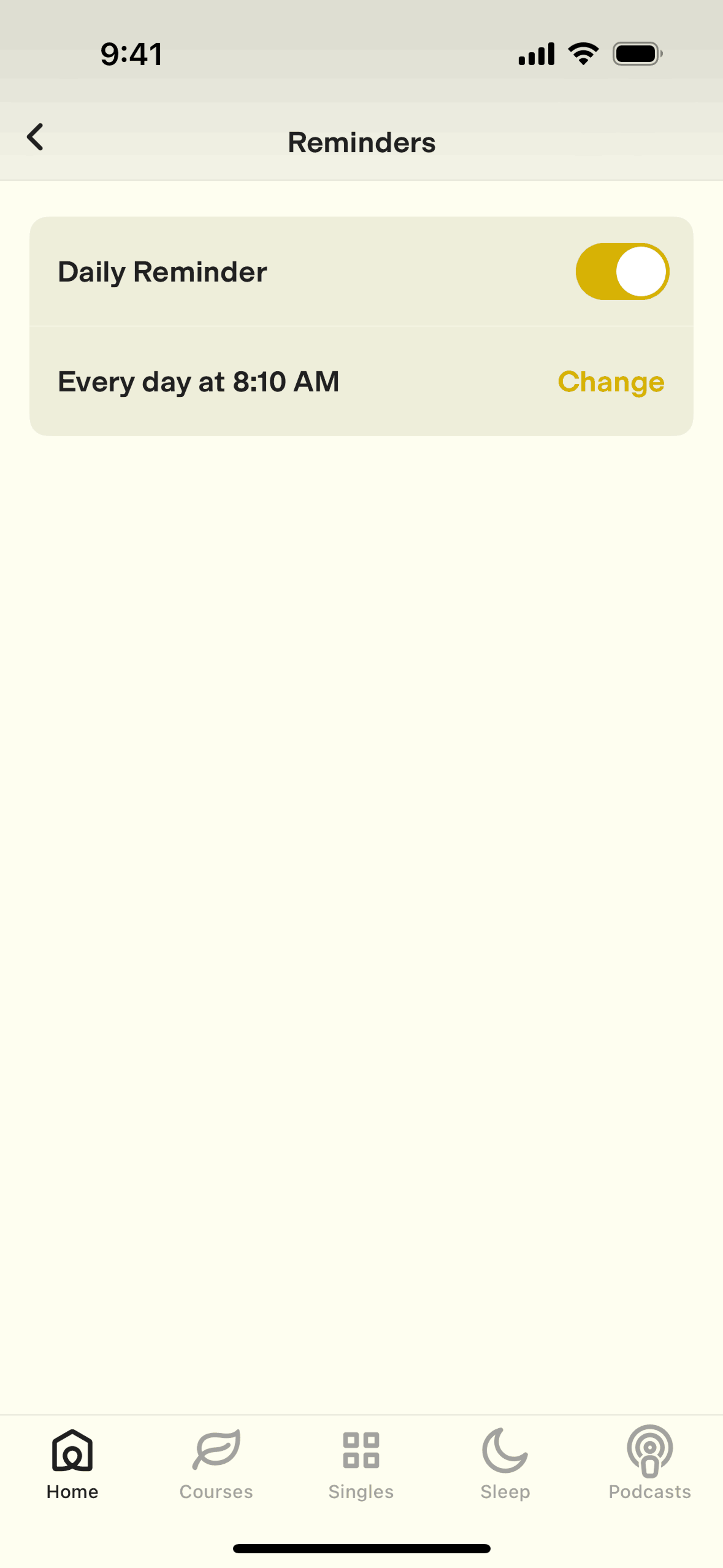 Ten Percent Happier iOS Health & Fitness interface screenshot 16