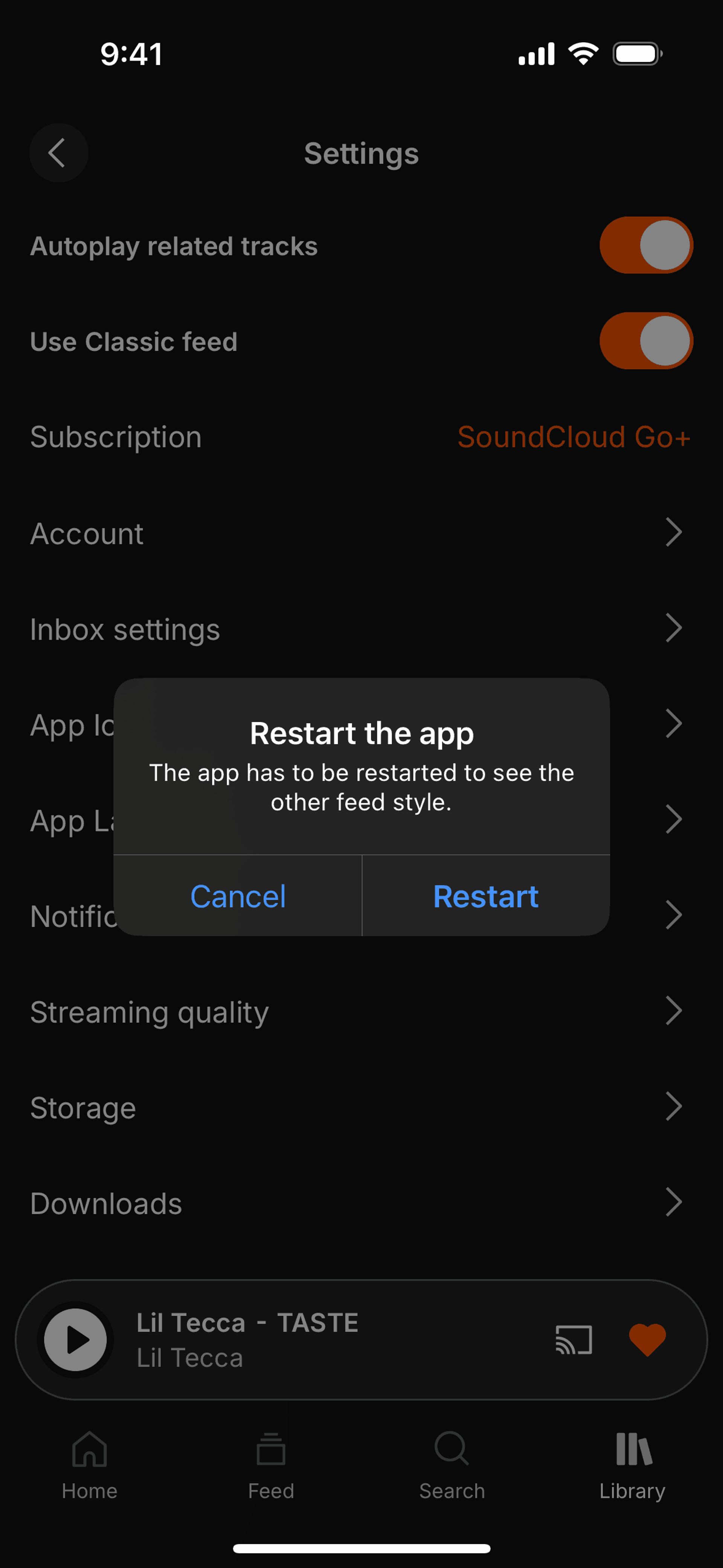 SoundCloud iOS Music & Audio interface screenshot 16