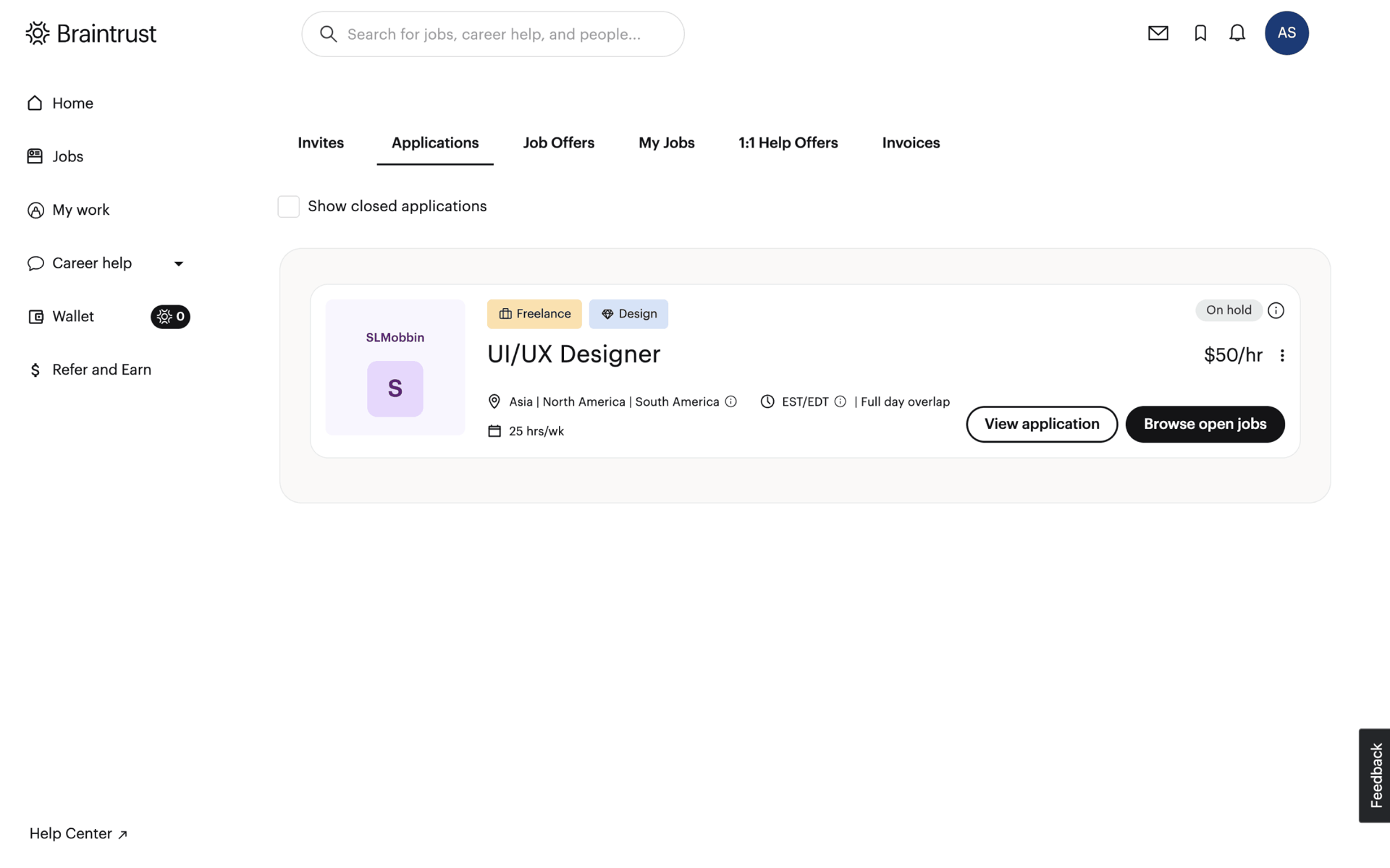 Braintrust Web AI interface screenshot 13