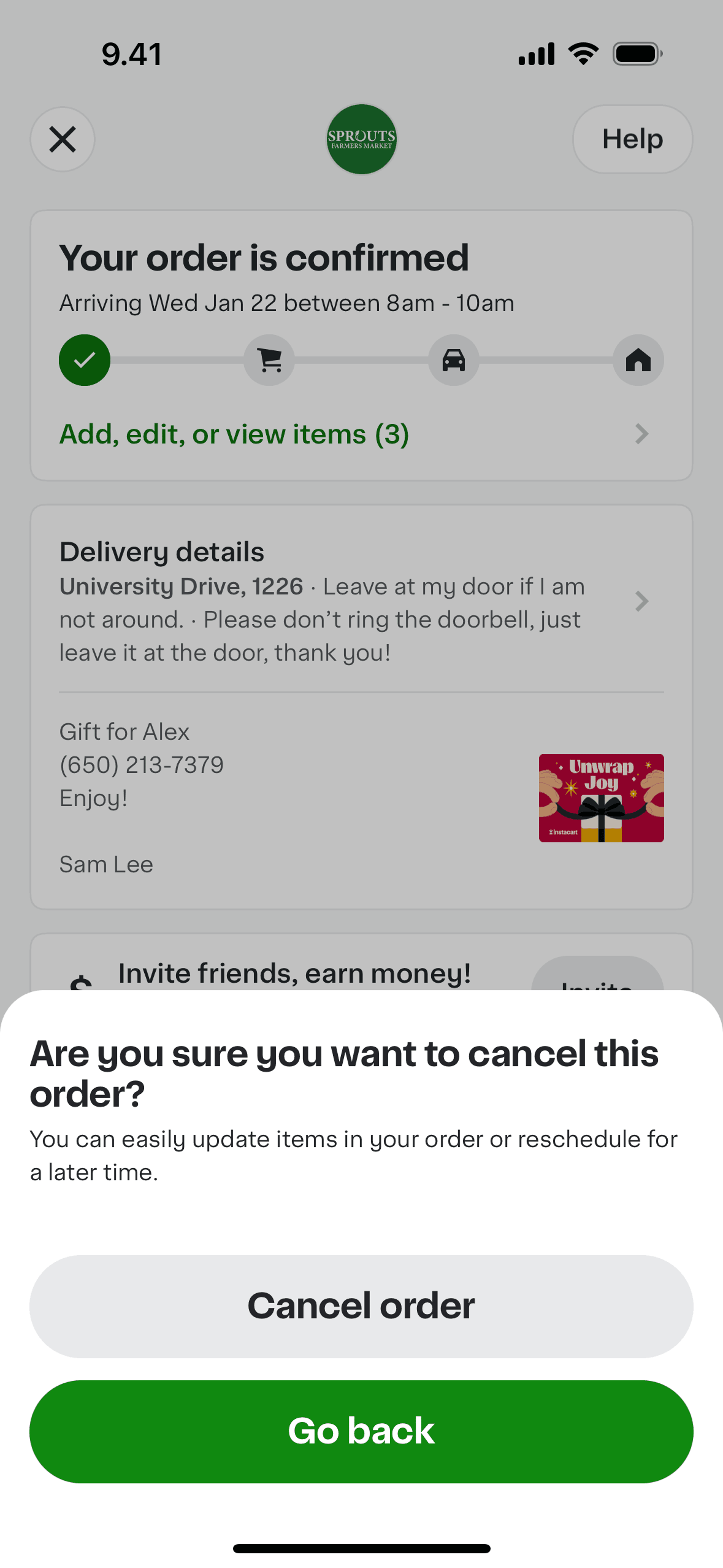 Instacart iOS Shopping interface screenshot 14