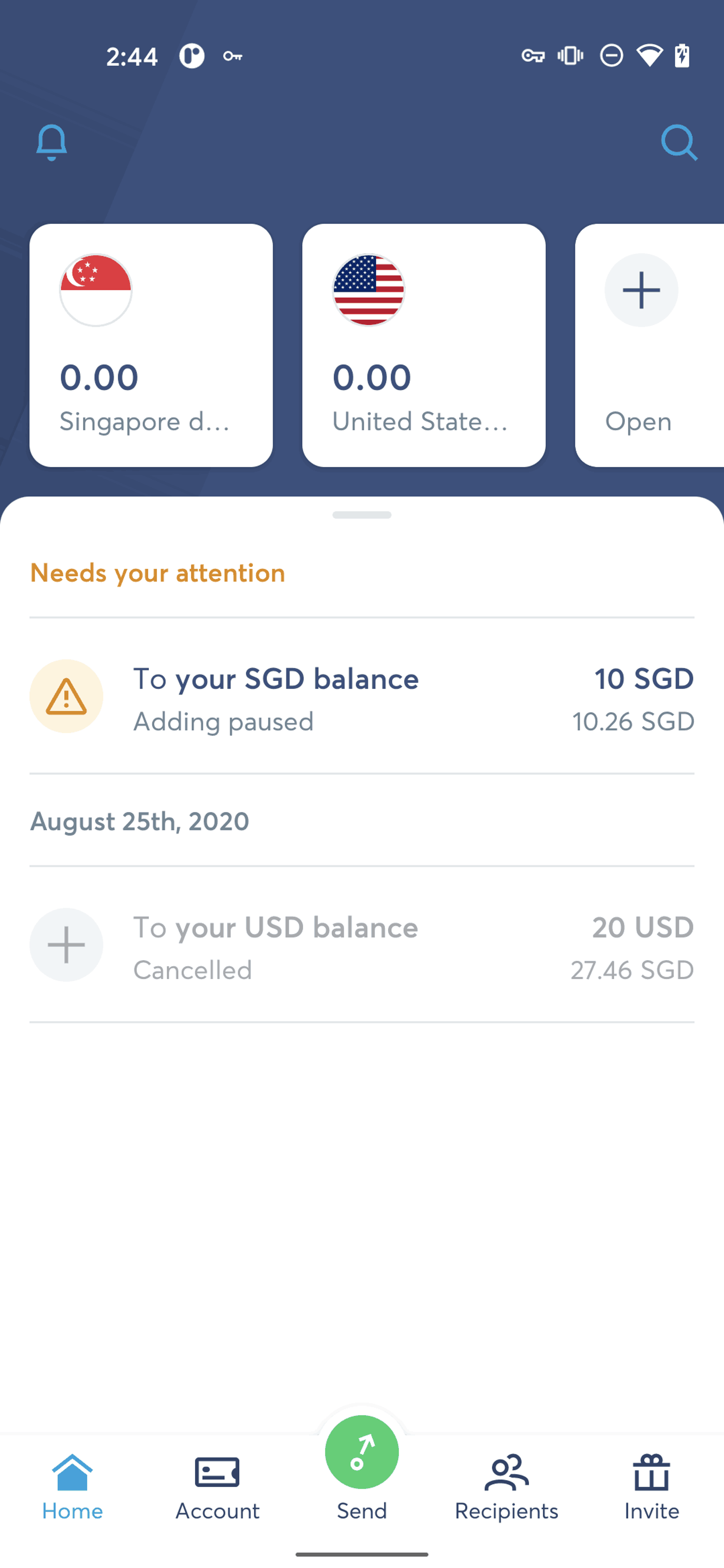 Wise Android Finance interface screenshot 24