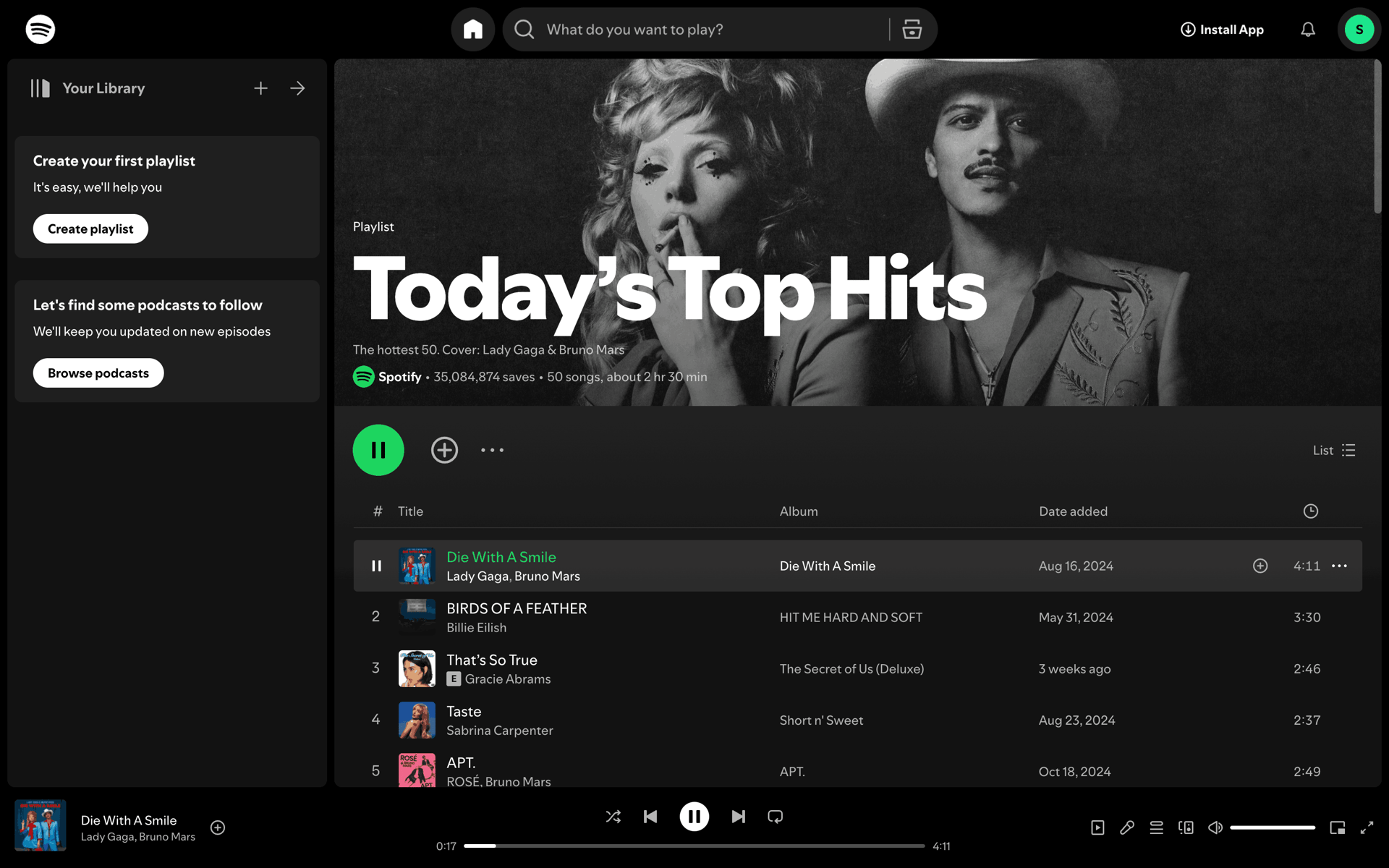 Spotify Web Music & Audio interface screenshot 7