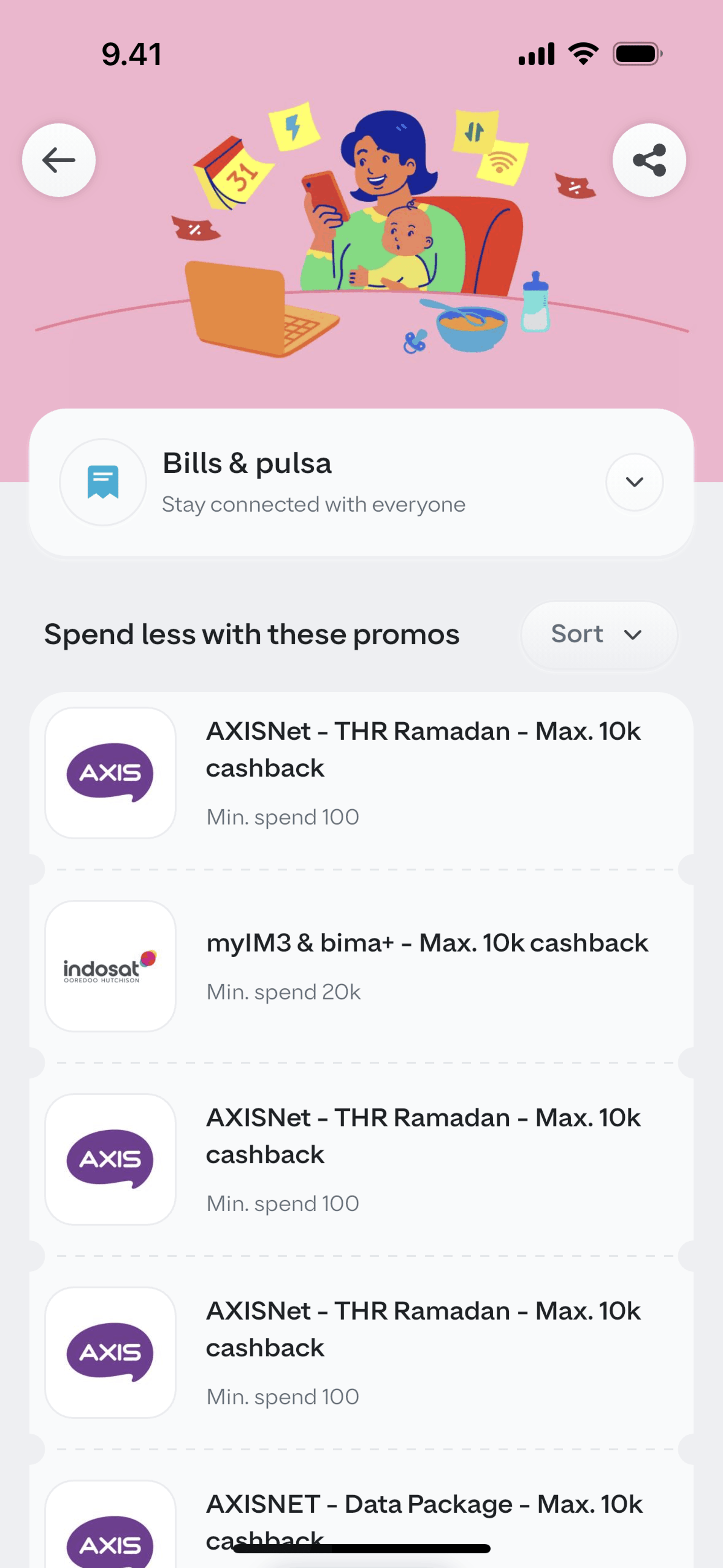 GoPay iOS Finance interface screenshot 21