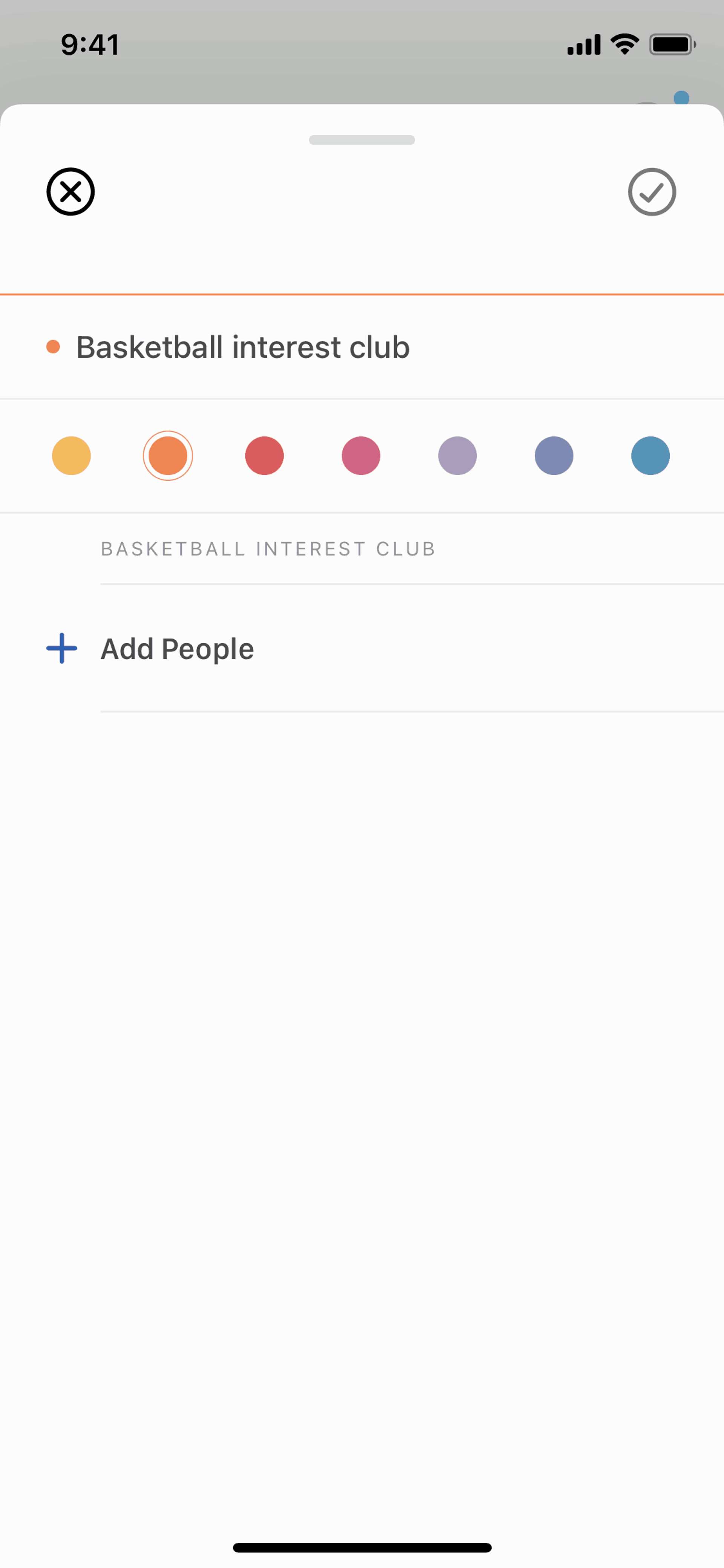 Clay iOS Productivity interface screenshot 10