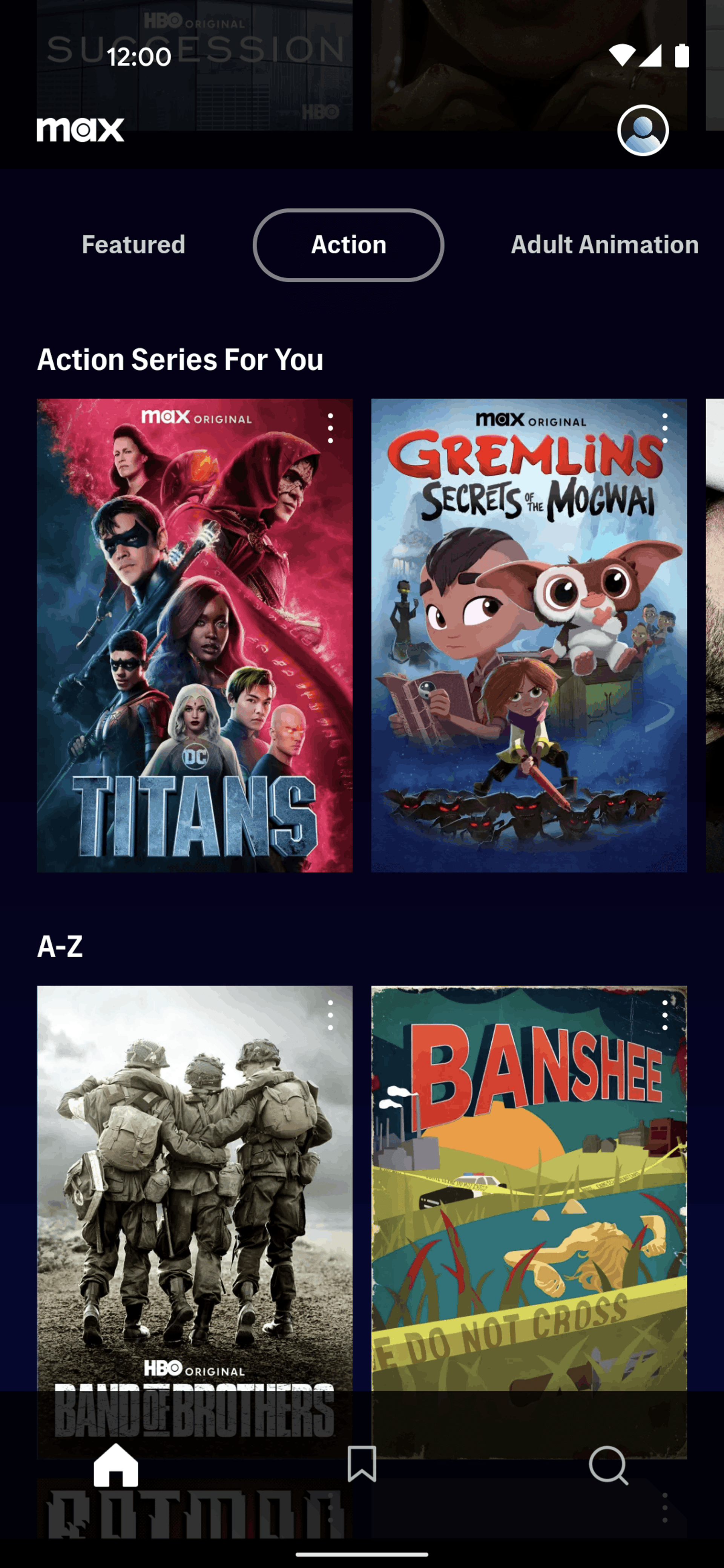 Max Android Entertainment interface screenshot 23