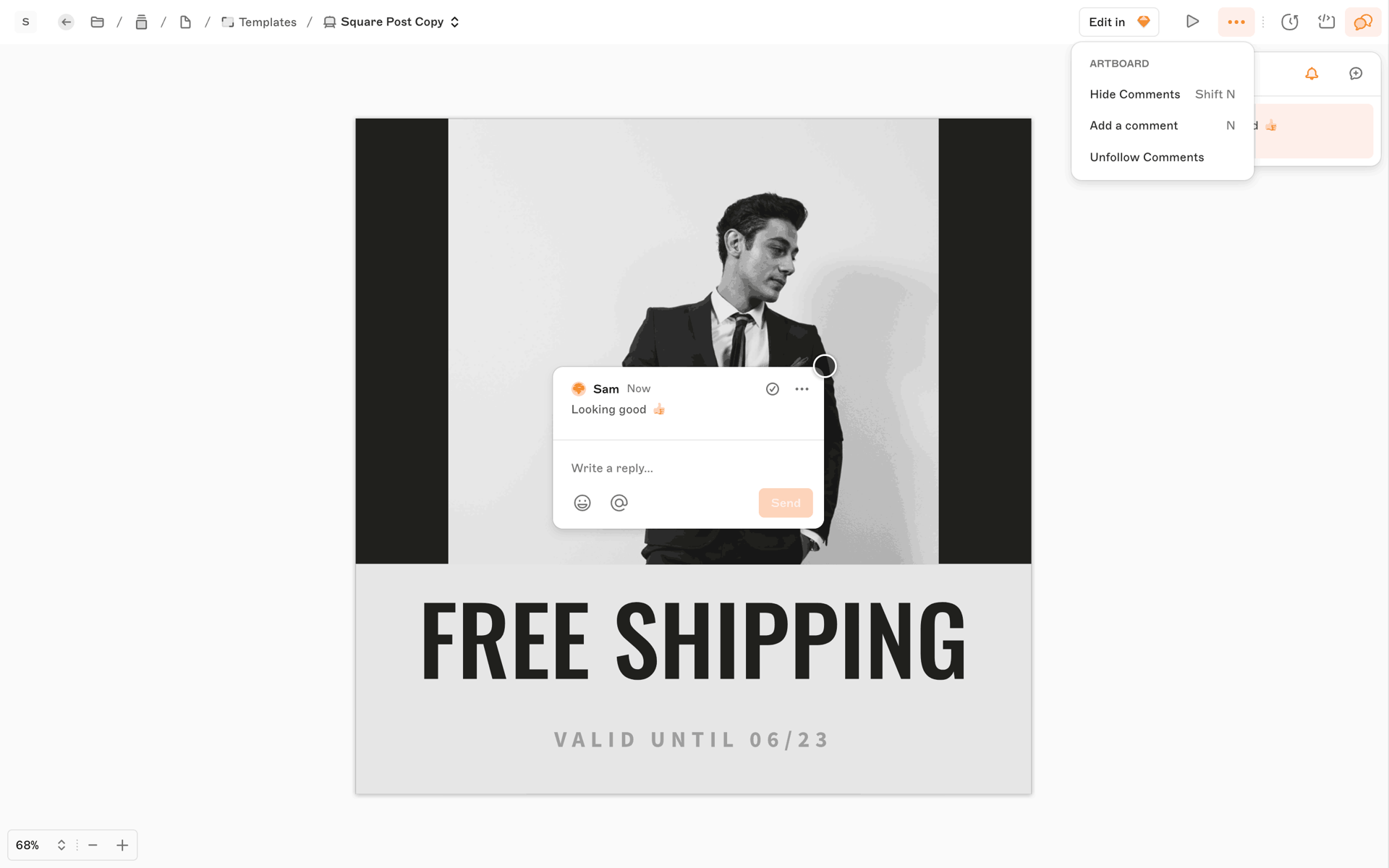 Sketch Web Productivity interface screenshot 23