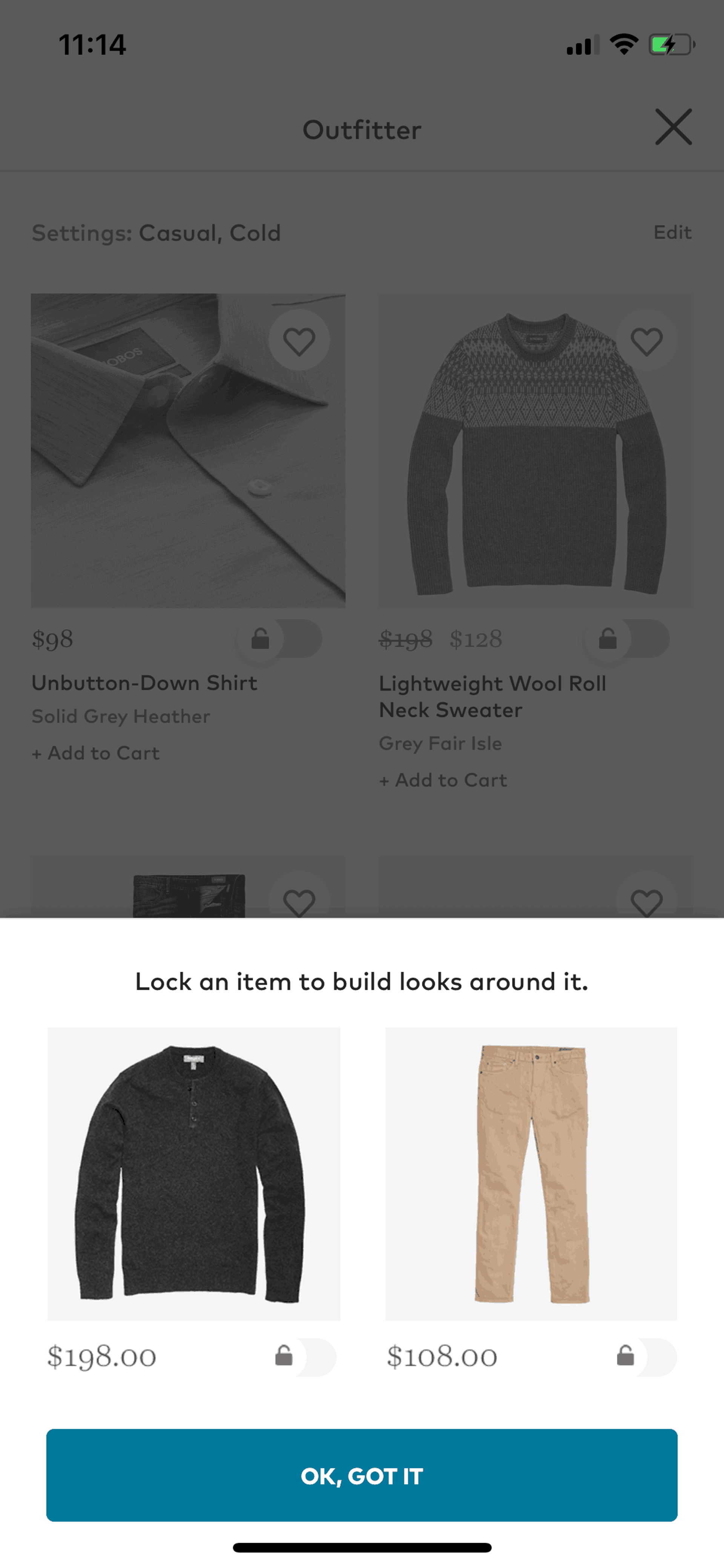 Bonobos iOS Shopping interface screenshot 8