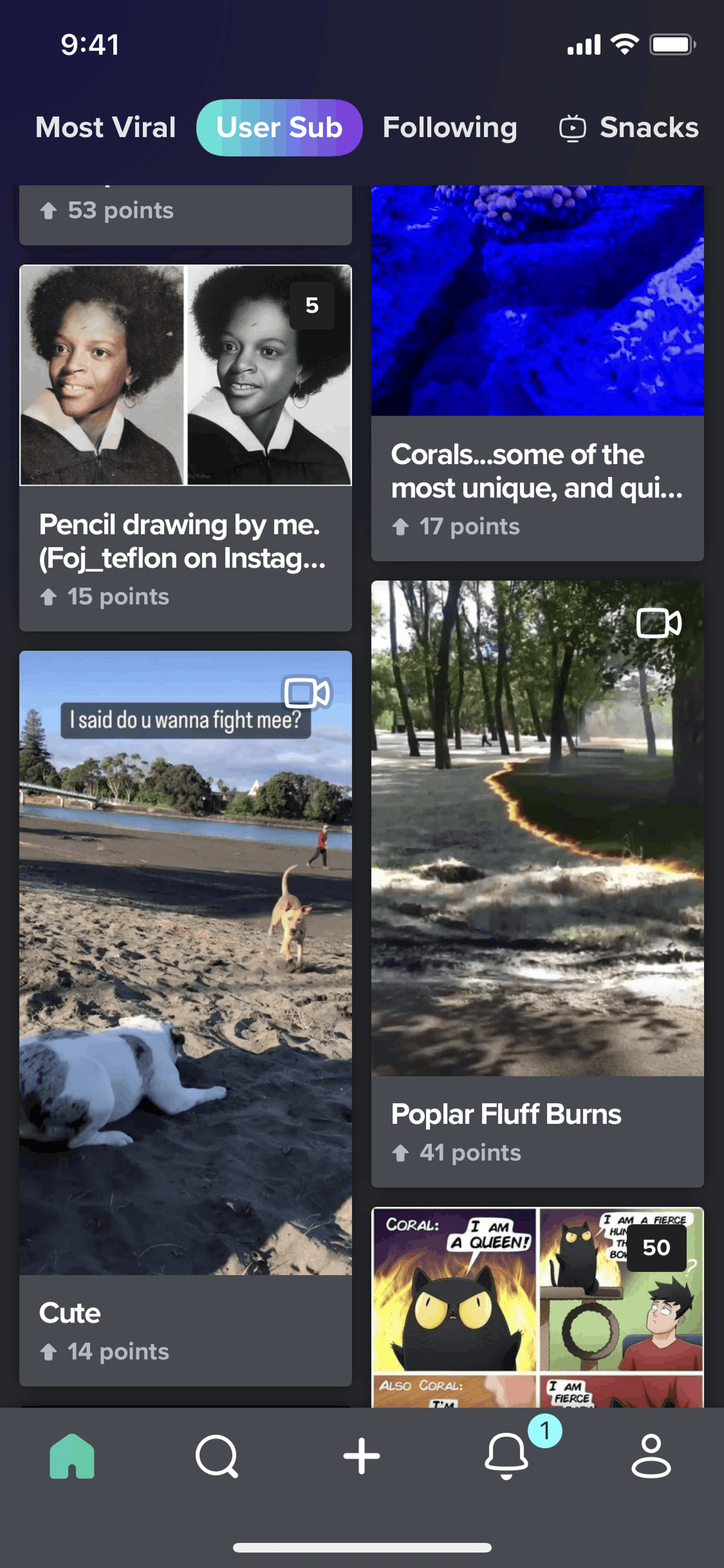Imgur iOS Photo & Video interface screenshot 12