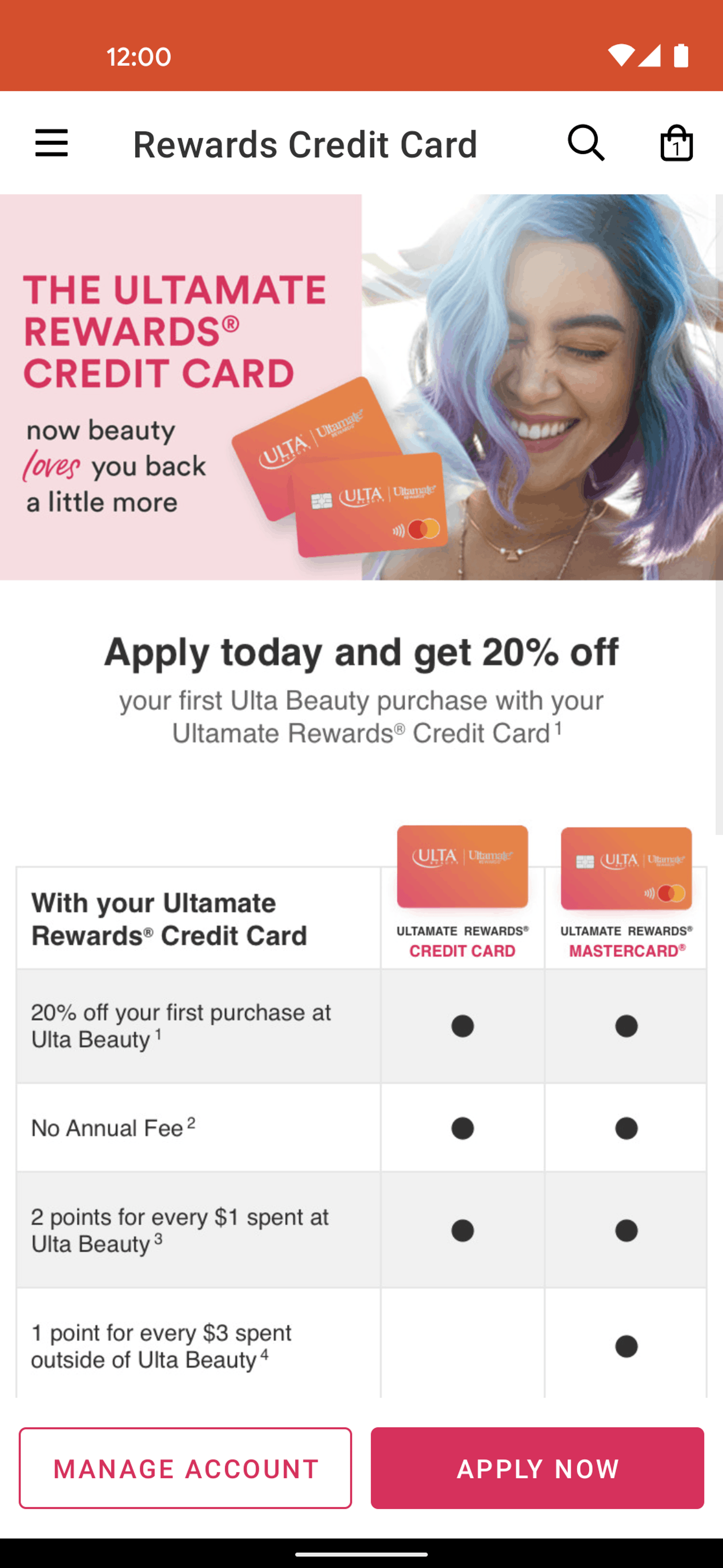 Ulta Beauty Android Shopping interface screenshot 18