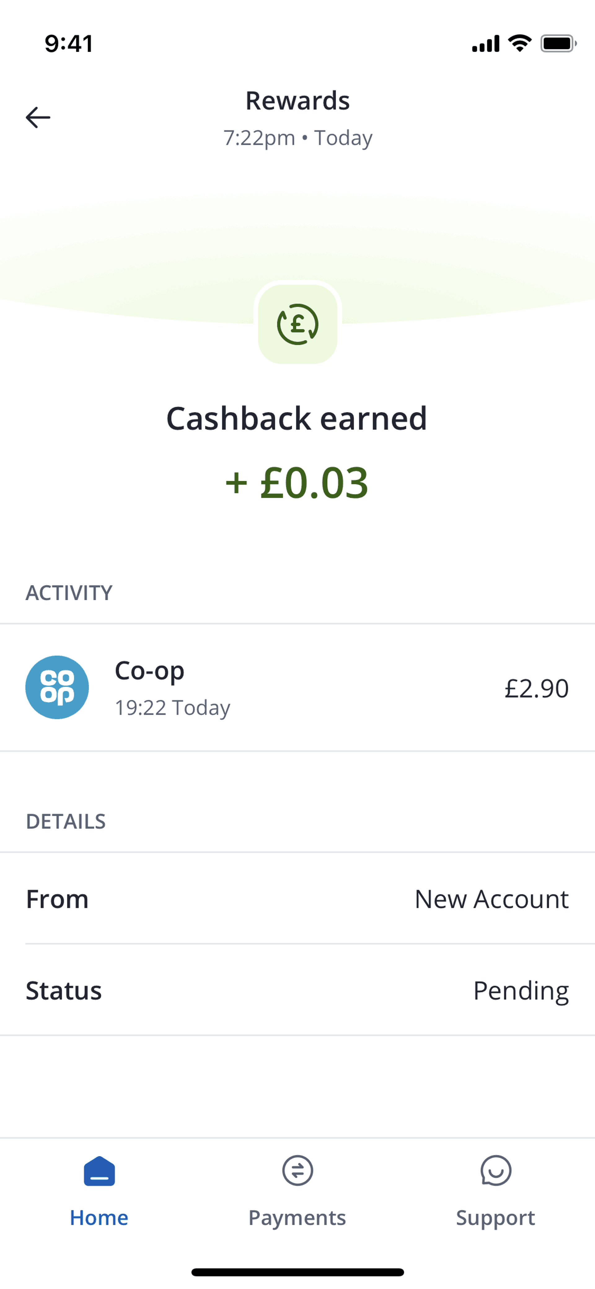Chase UK iOS Finance interface screenshot 12
