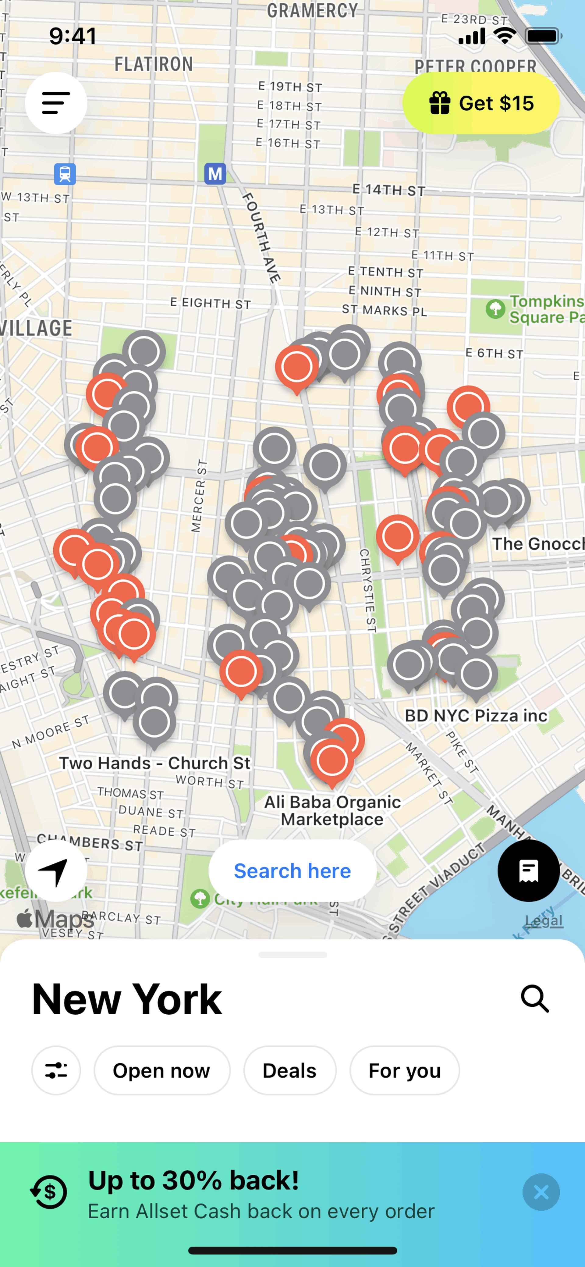 Allset iOS Food & Drink interface screenshot 19