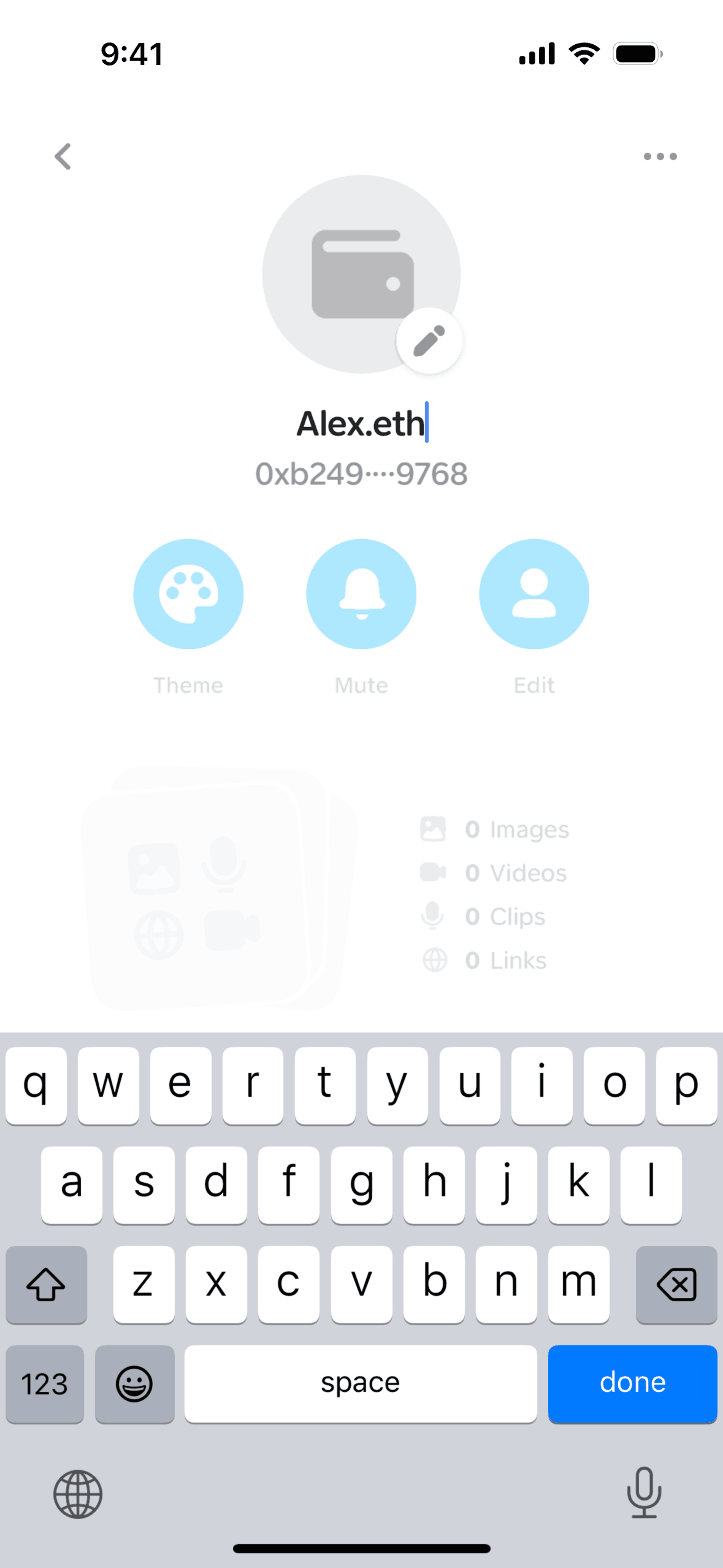 Family iOS Crypto & Web3 interface screenshot 8
