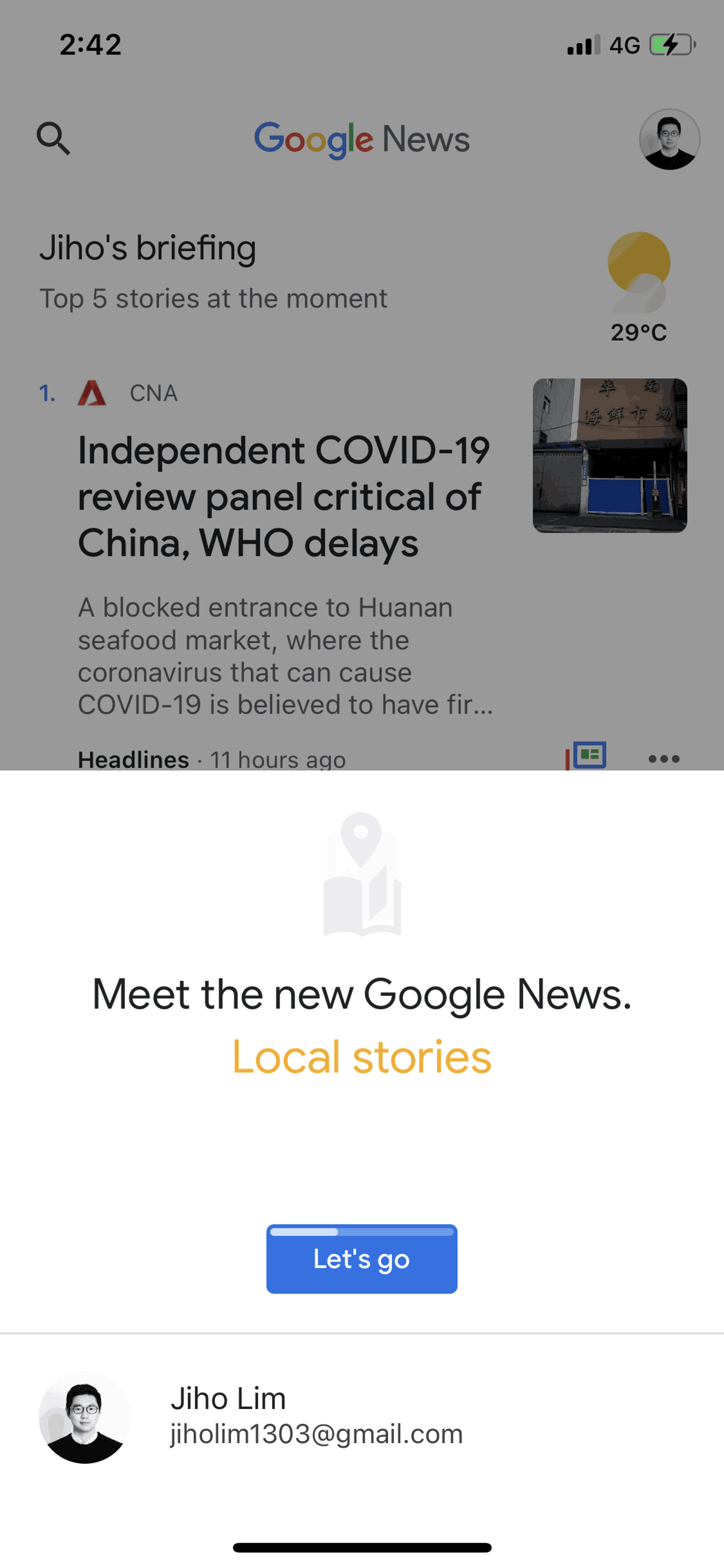 Google News iOS News interface screenshot 3