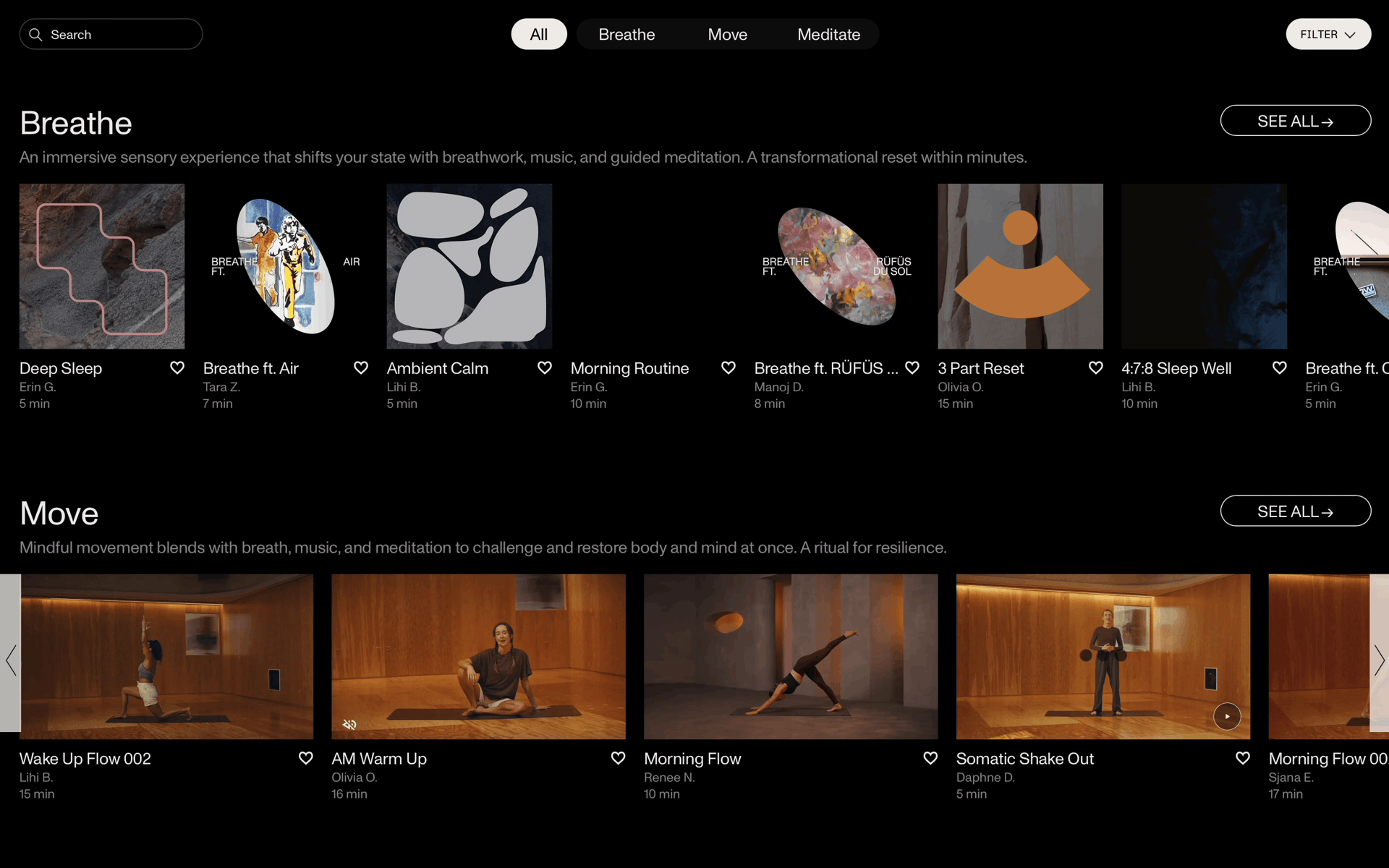 Open Web Health & Fitness interface screenshot 13