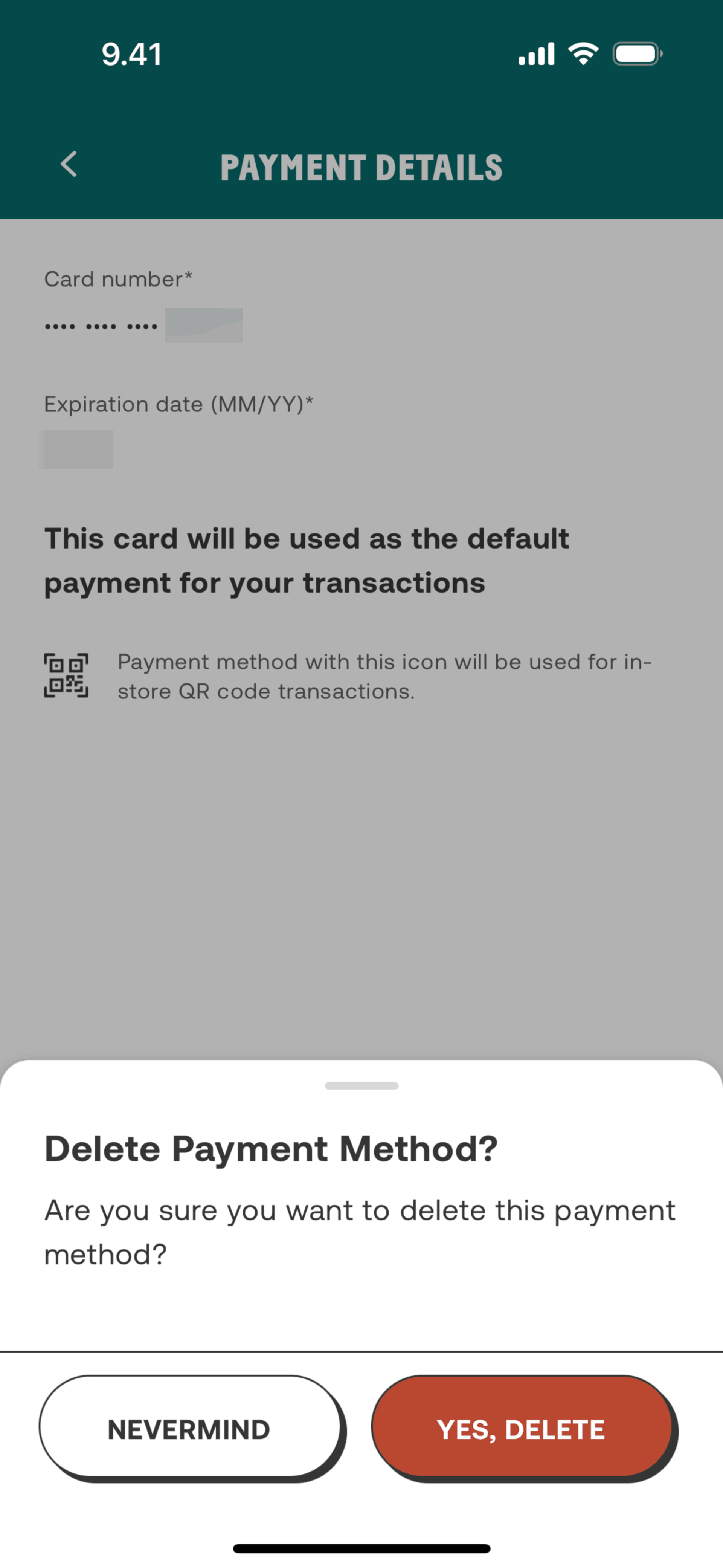 CHOPT iOS Food & Drink interface screenshot 24