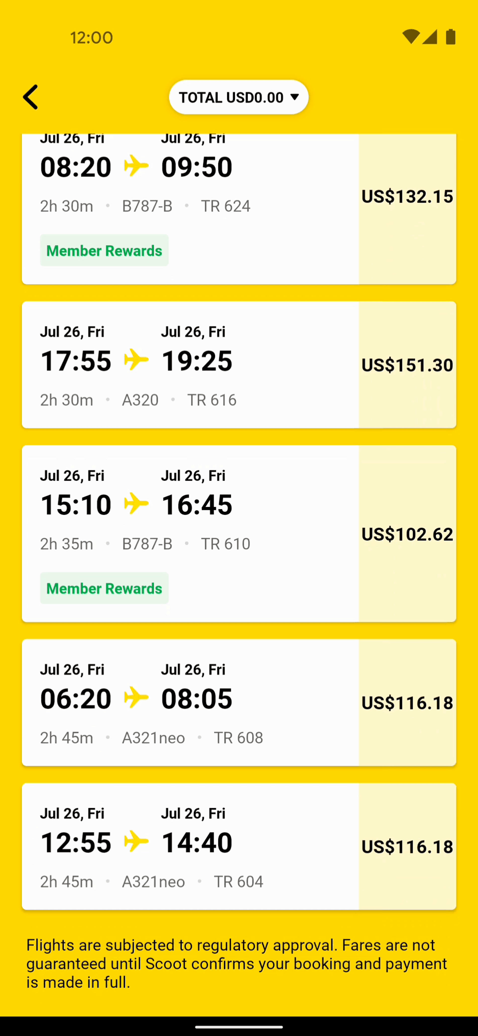 Scoot Android Travel & Transportation interface screenshot 18