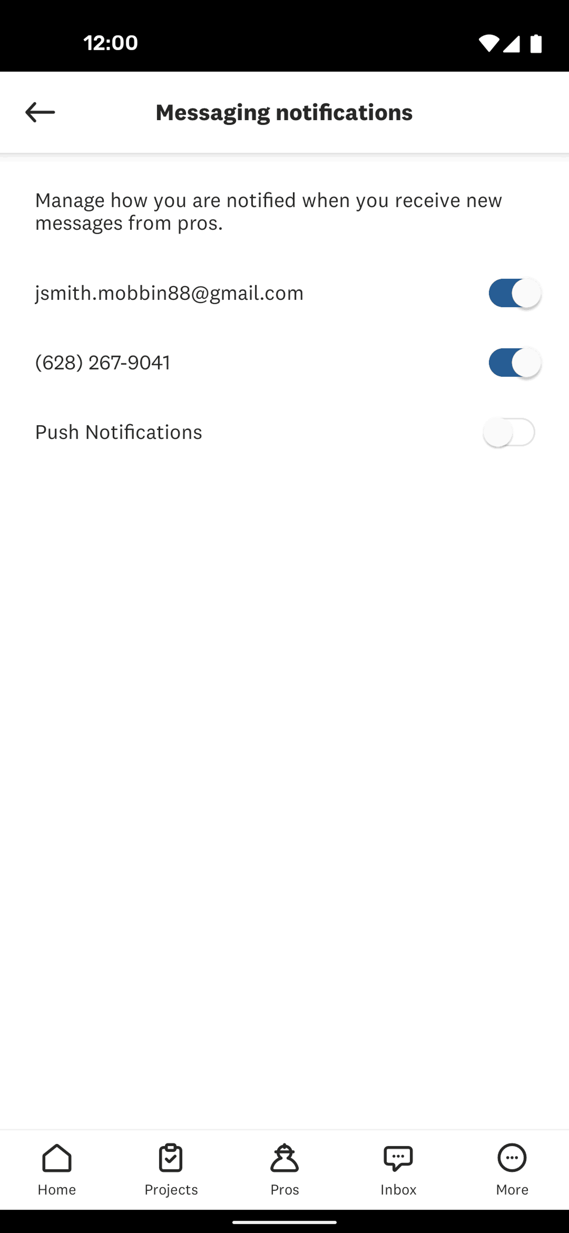 Angi Android Lifestyle interface screenshot 14