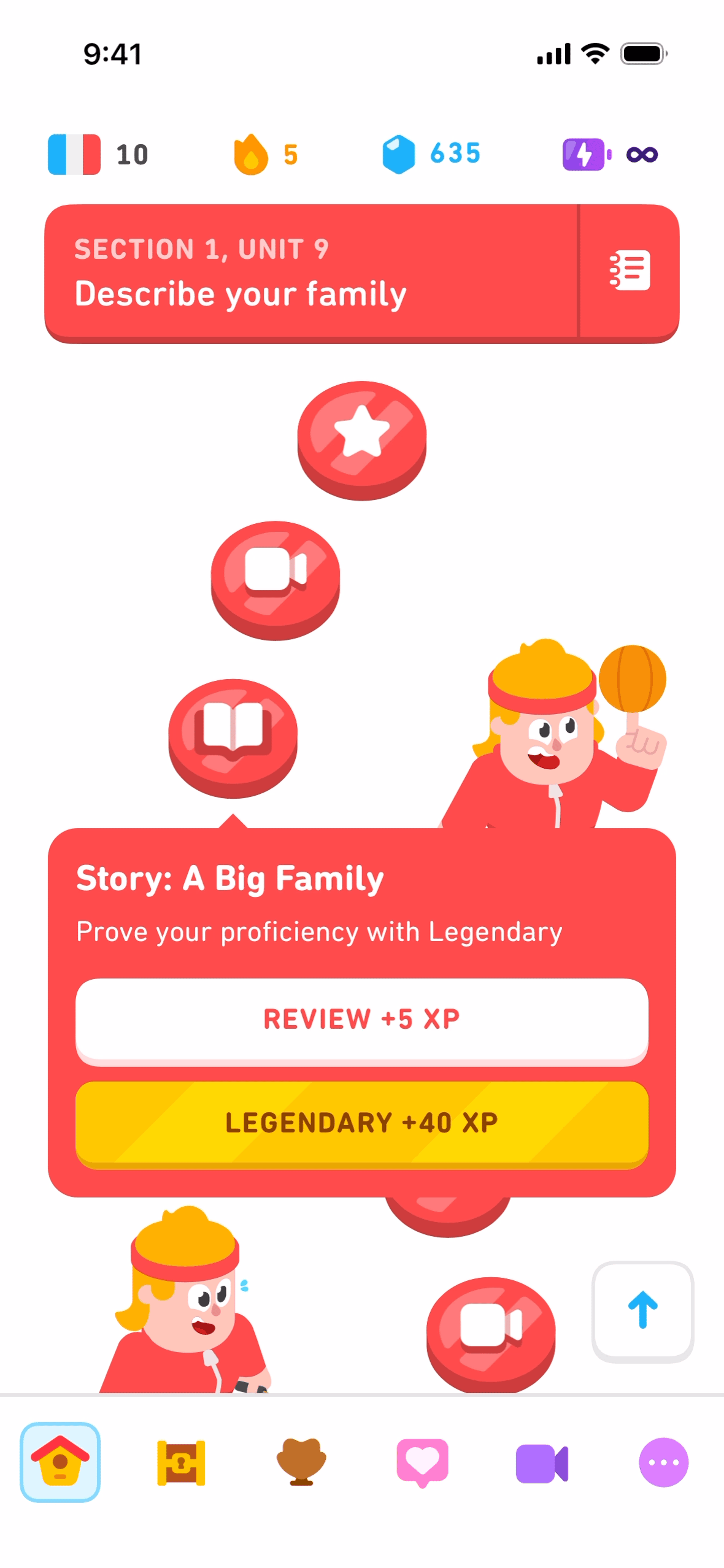 Duolingo iOS Education interface screenshot 8