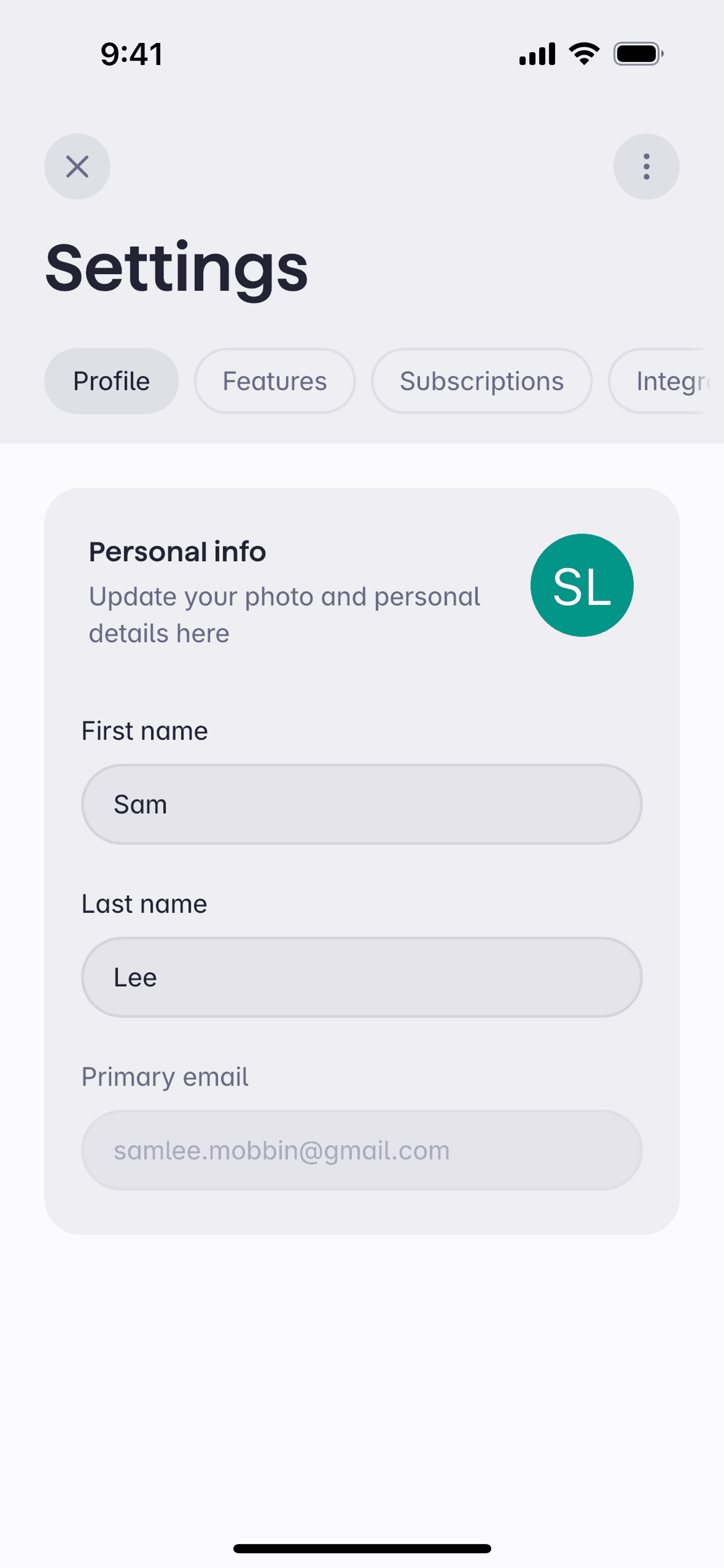 Superlist iOS Productivity interface screenshot 19